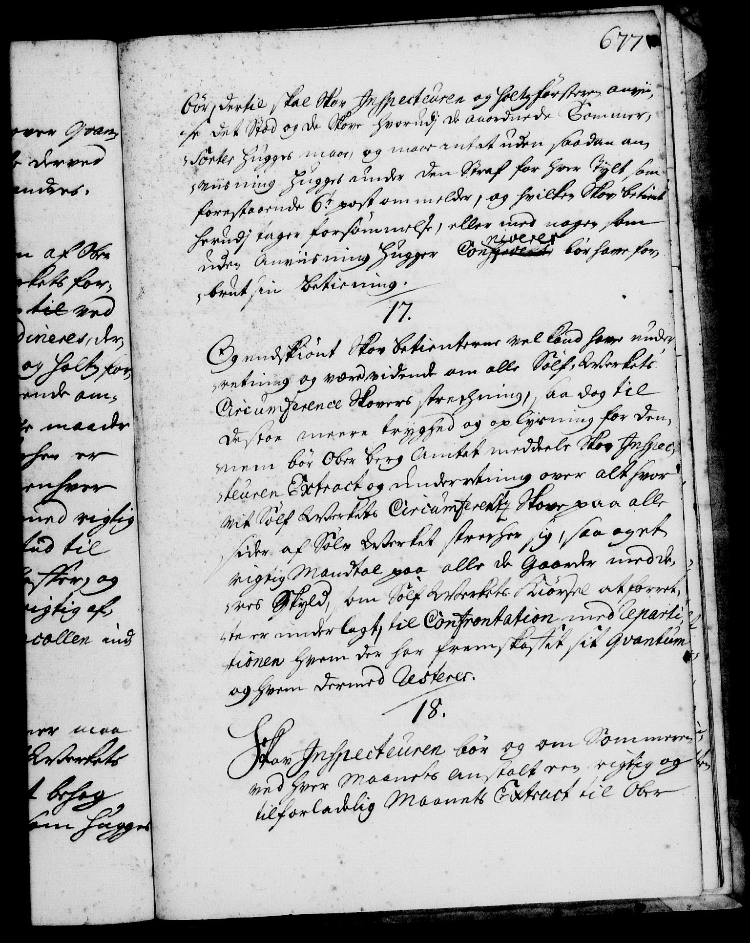Rentekammeret, Kammerkanselliet, RA/EA-3111/G/Gg/Ggi/L0001: Norsk instruksjonsprotokoll med register (merket RK 53.34), 1720-1729, p. 677
