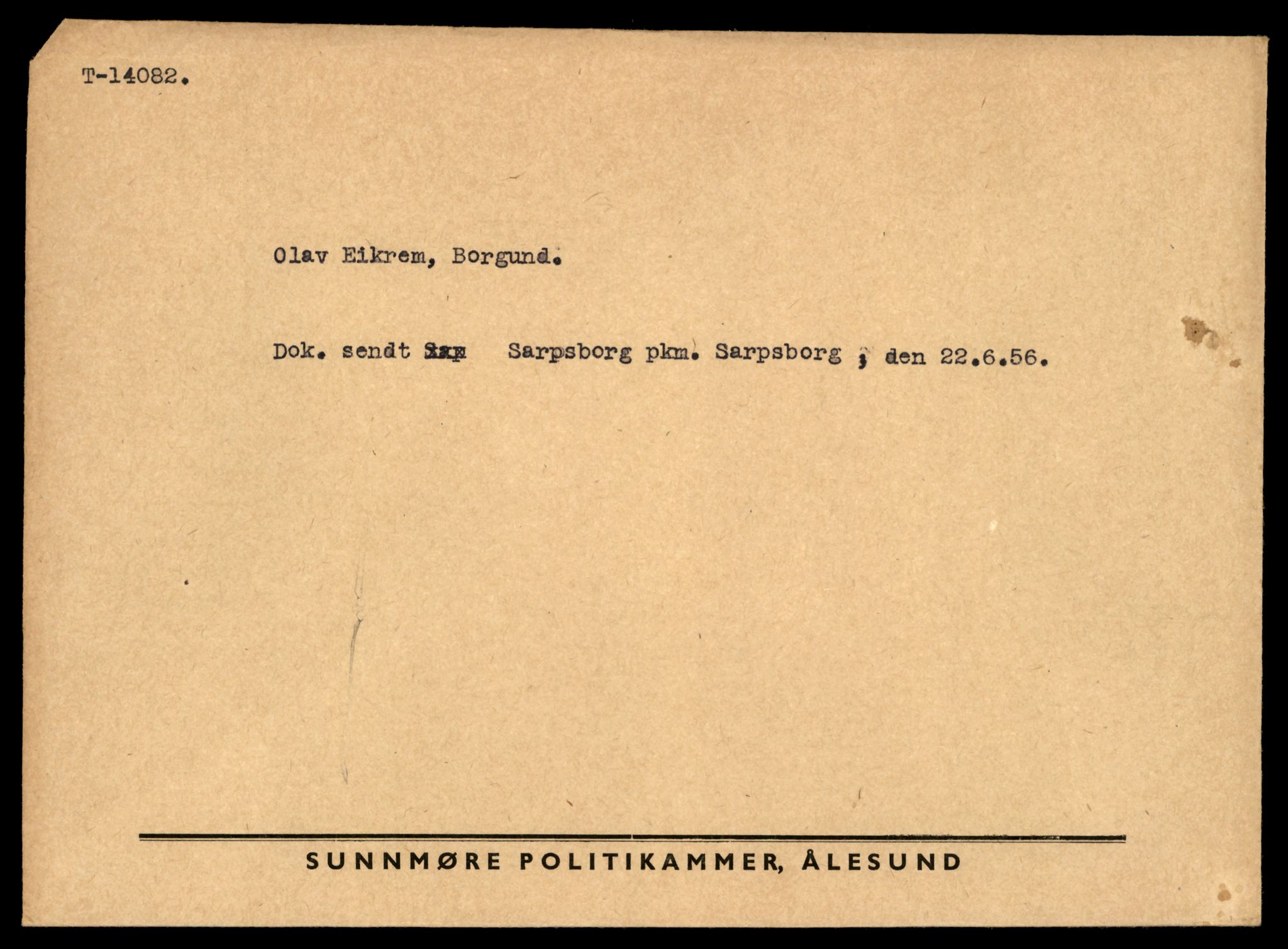 Møre og Romsdal vegkontor - Ålesund trafikkstasjon, AV/SAT-A-4099/F/Fe/L0043: Registreringskort for kjøretøy T 14080 - T 14204, 1927-1998, p. 55