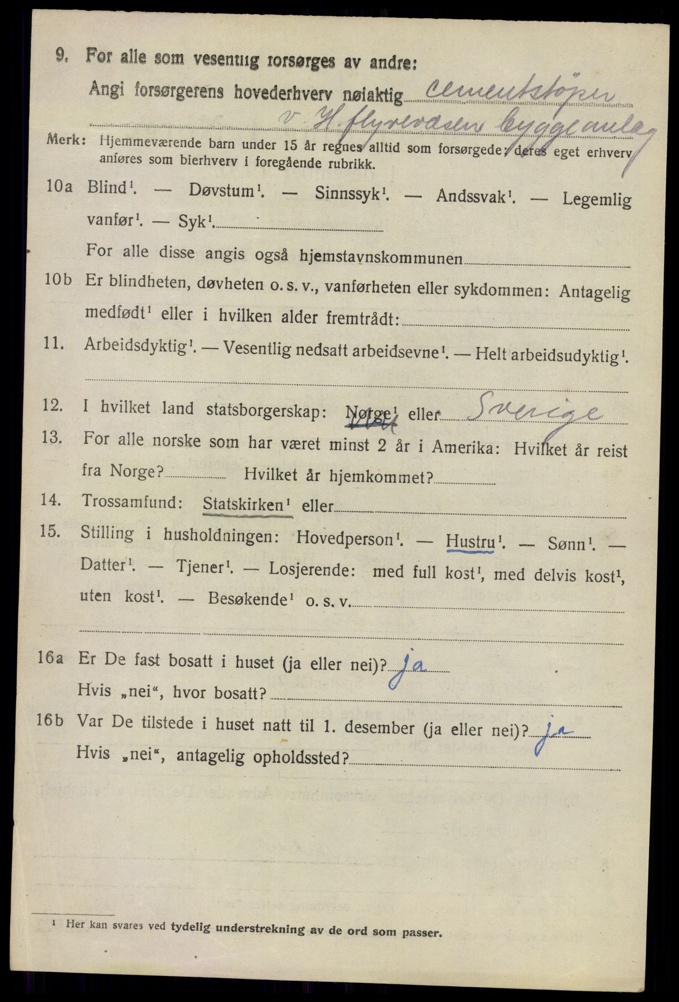 SAO, 1920 census for Skedsmo, 1920, p. 4298