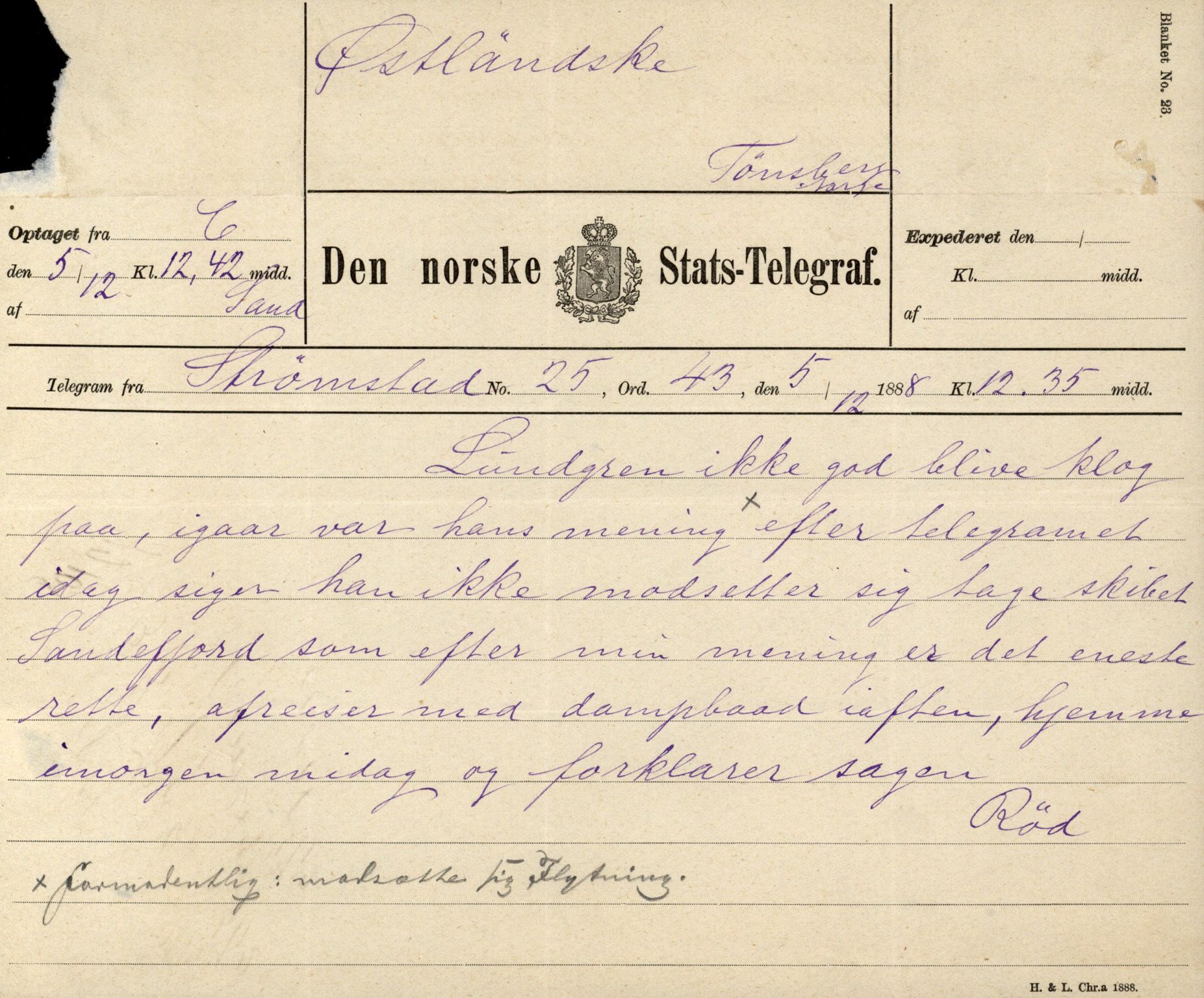 Pa 63 - Østlandske skibsassuranceforening, VEMU/A-1079/G/Ga/L0022/0003: Havaridokumenter / Ægir, Heldine, Henrik Wergeland, Høvding, General Prim, 1888, p. 40