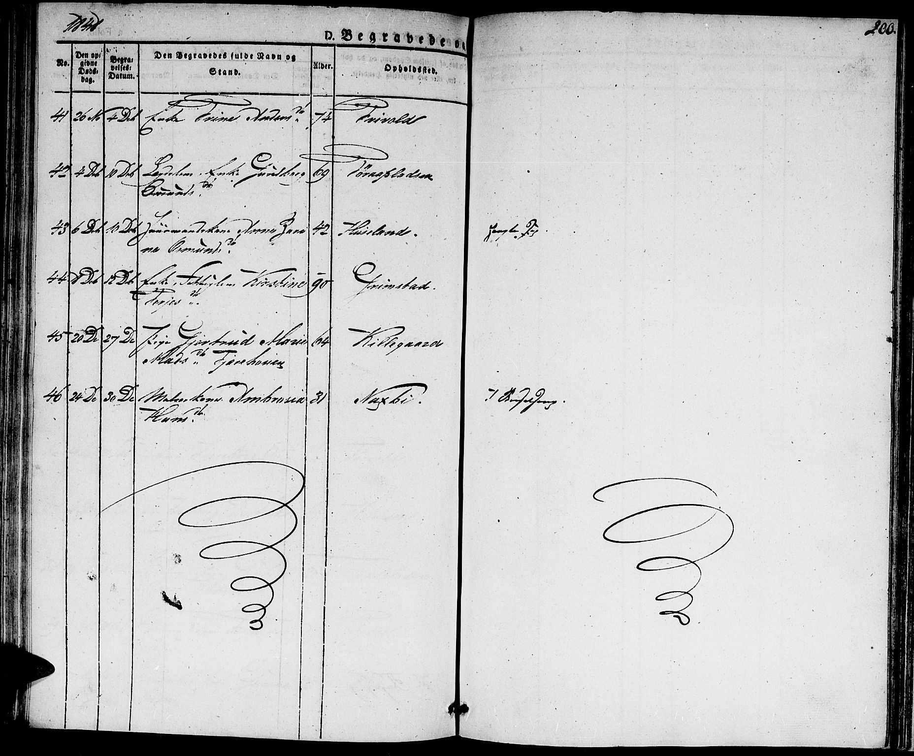 Fjære sokneprestkontor, AV/SAK-1111-0011/F/Fa/L0002: Parish register (official) no. A 2, 1827-1839, p. 200