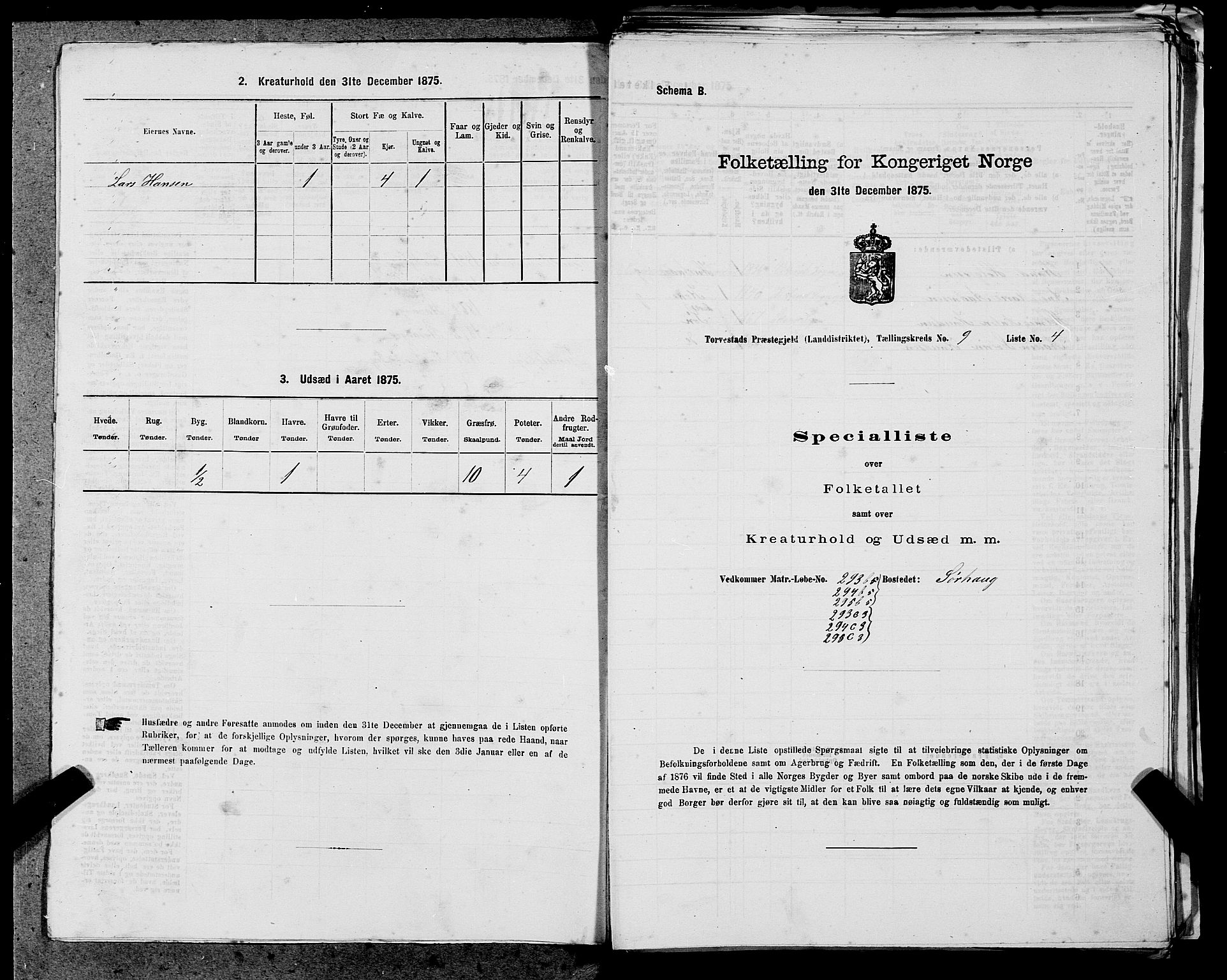 SAST, 1875 census for 1152L Torvastad/Torvastad, Skåre og Utsira, 1875, p. 1121