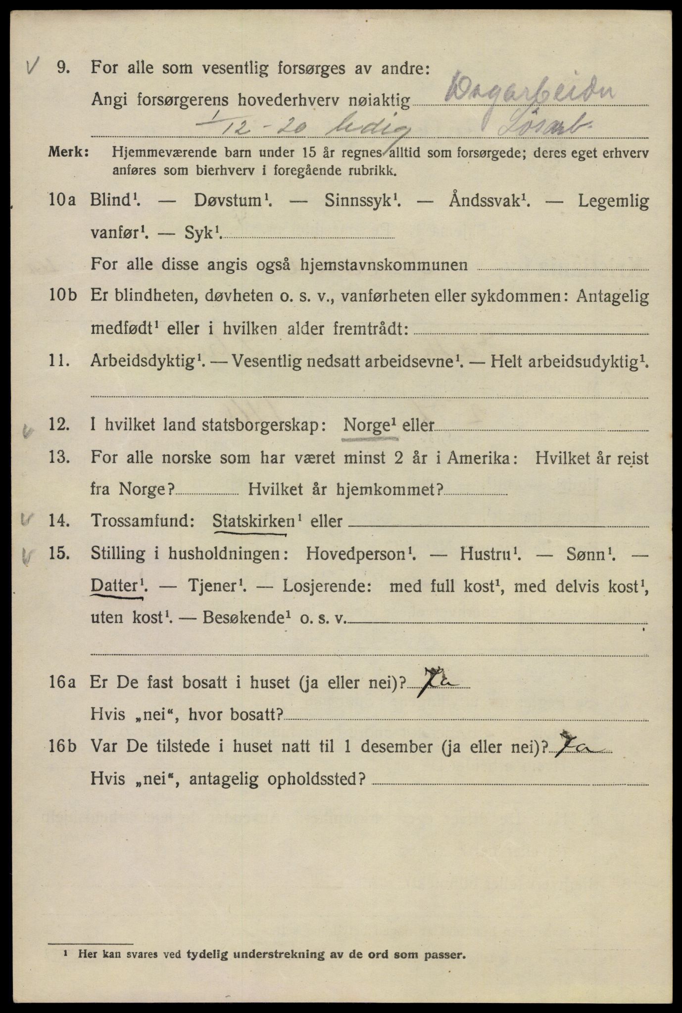 SAO, 1920 census for Kristiania, 1920, p. 312760