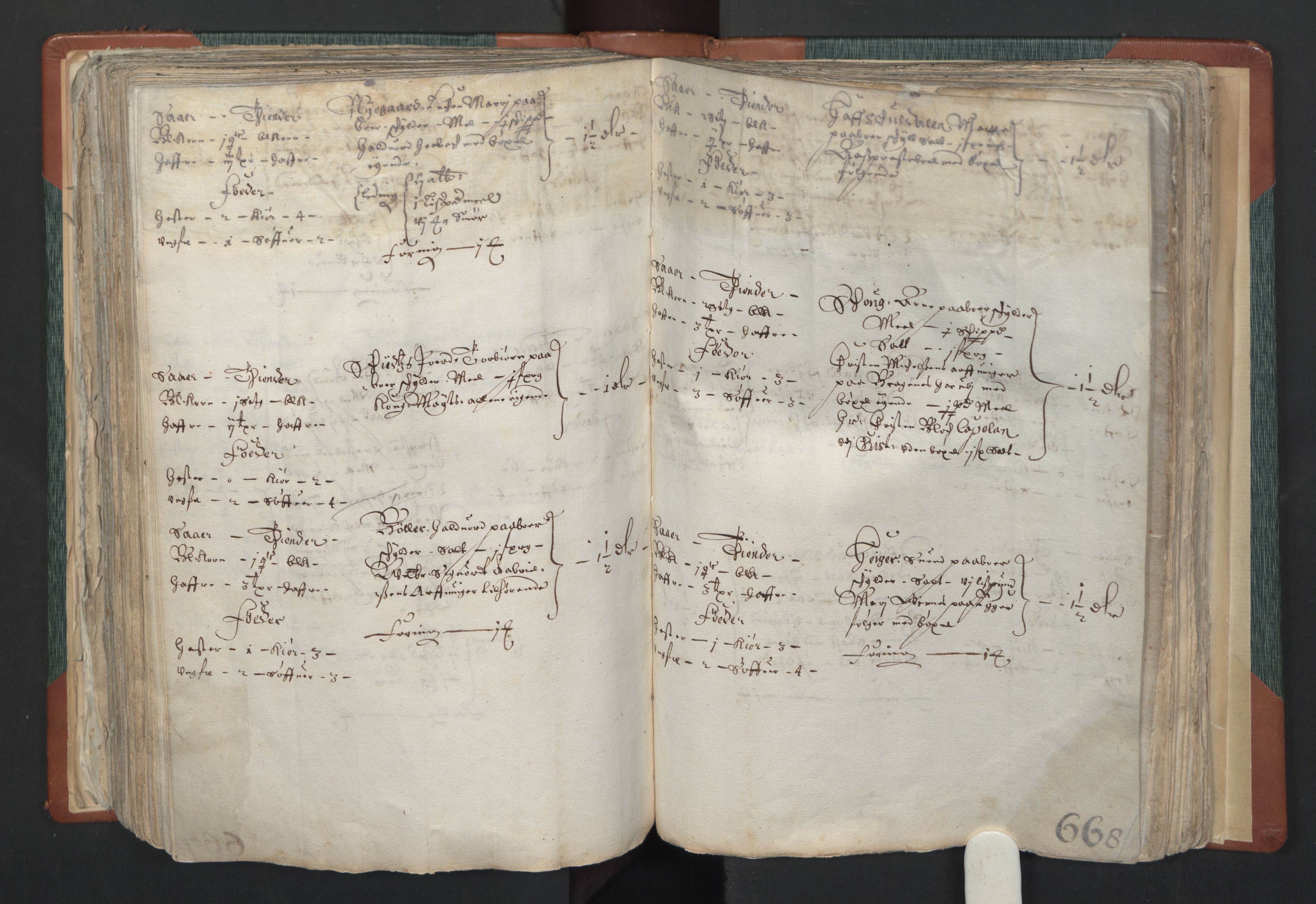 Rentekammeret inntil 1814, Realistisk ordnet avdeling, AV/RA-EA-4070/L/L0005: Kristiania lagdømme. Alminnelig jordebok med skatteligning for Marker og Follo len., 1661, p. 667b-668a