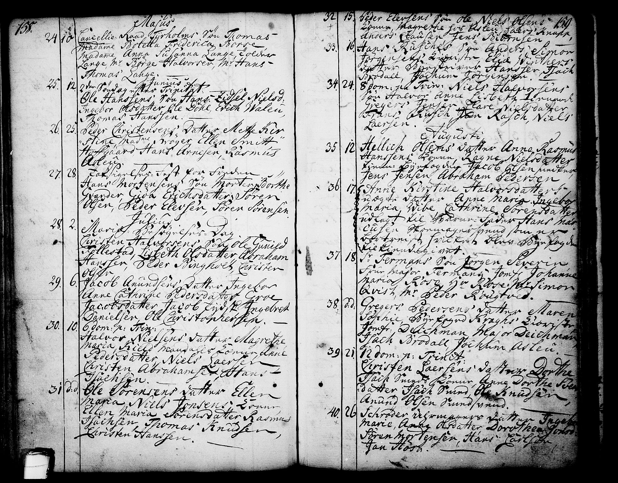 Skien kirkebøker, AV/SAKO-A-302/F/Fa/L0003: Parish register (official) no. 3, 1755-1791, p. 158-159