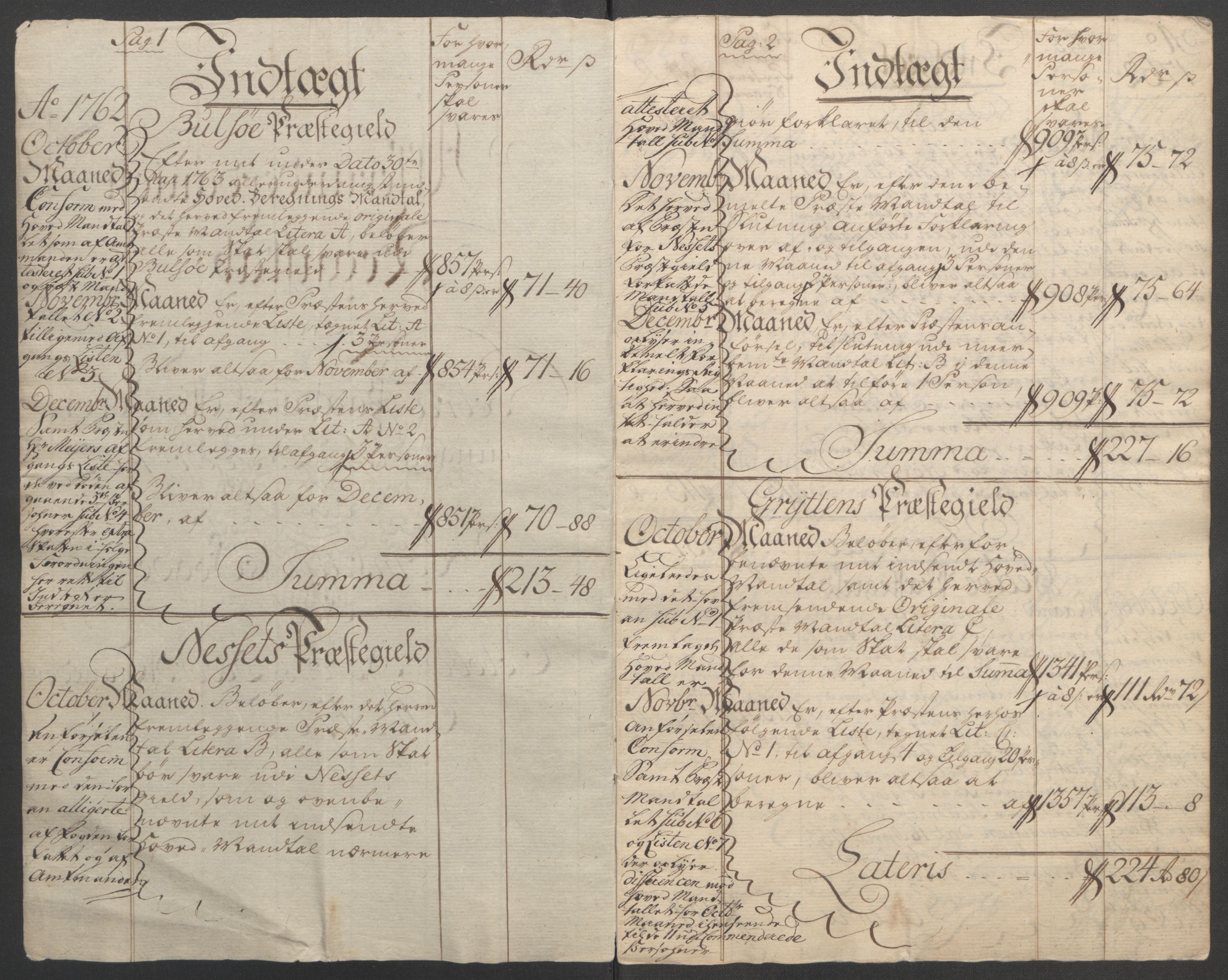 Rentekammeret inntil 1814, Reviderte regnskaper, Fogderegnskap, RA/EA-4092/R55/L3730: Ekstraskatten Romsdal, 1762-1763, p. 3