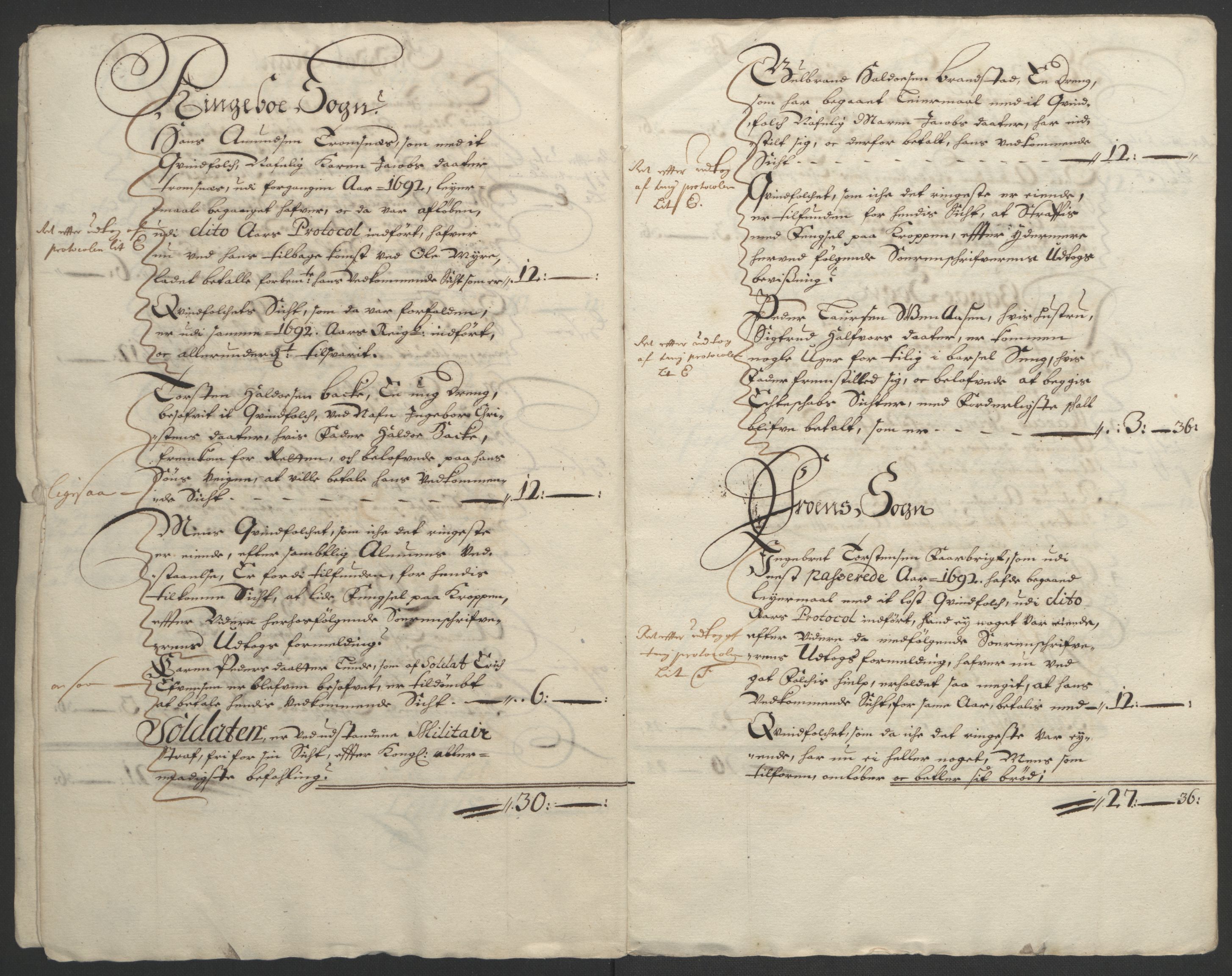 Rentekammeret inntil 1814, Reviderte regnskaper, Fogderegnskap, AV/RA-EA-4092/R17/L1167: Fogderegnskap Gudbrandsdal, 1693, p. 14