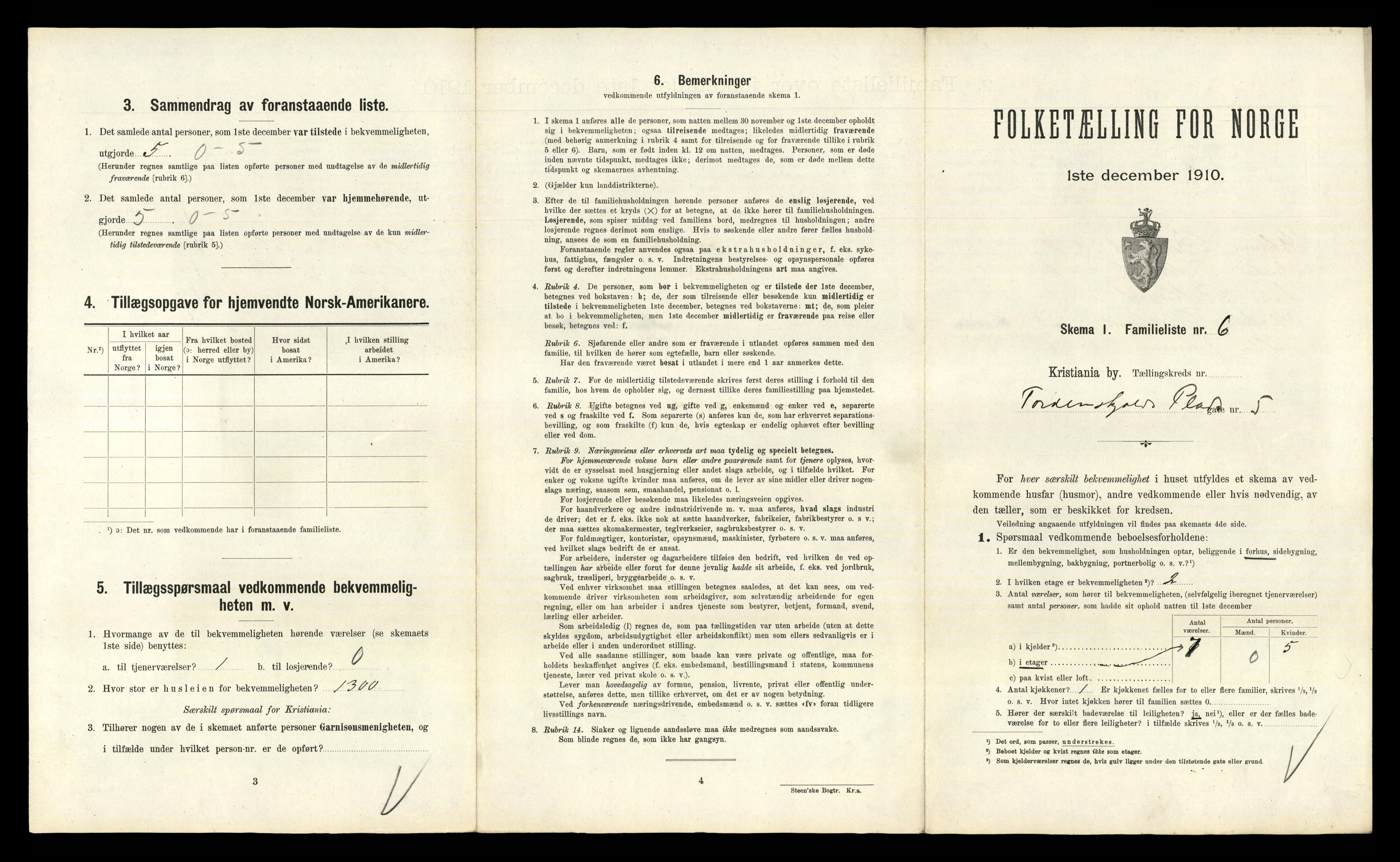 RA, 1910 census for Kristiania, 1910, p. 109457