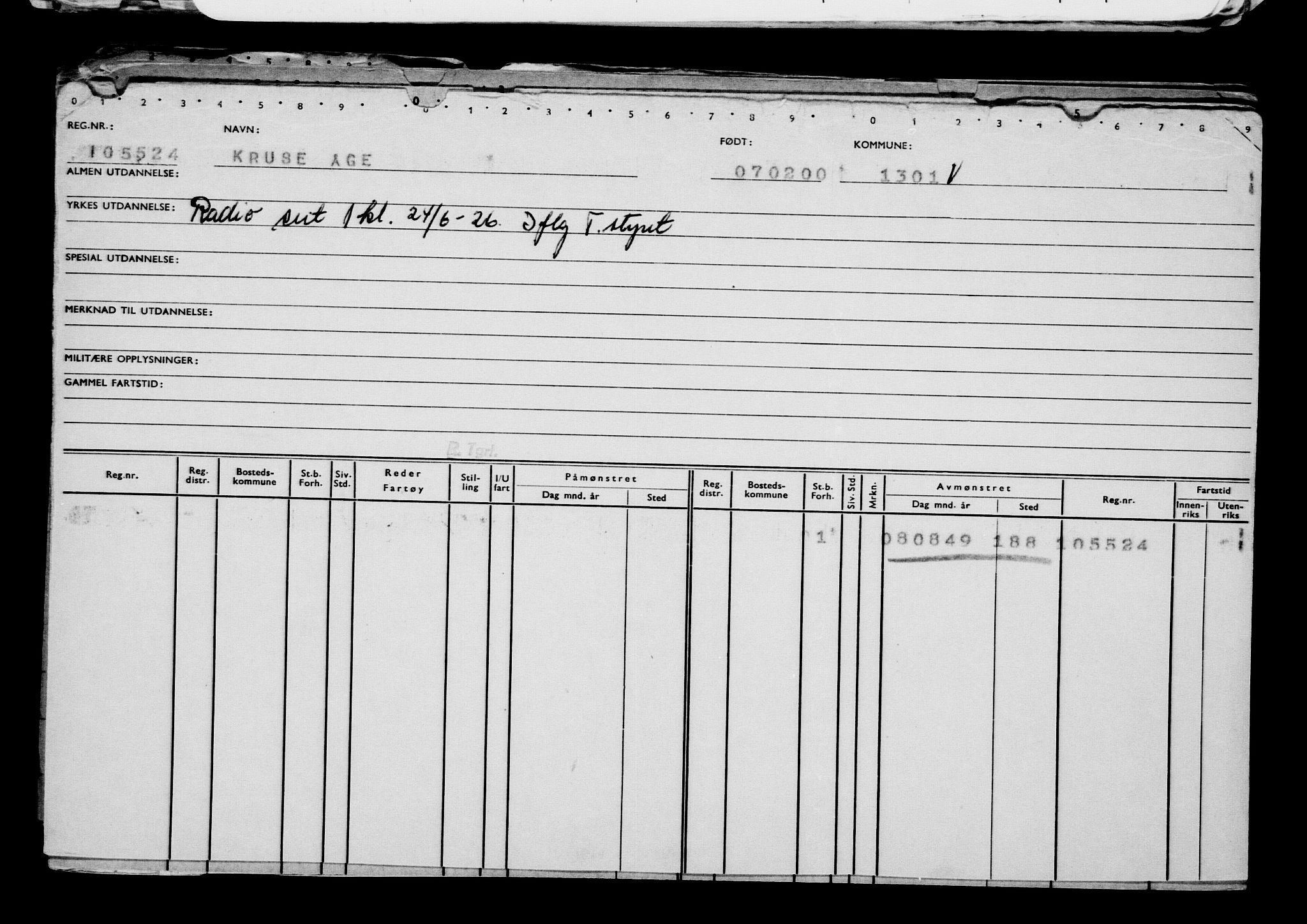 Direktoratet for sjømenn, AV/RA-S-3545/G/Gb/L0035: Hovedkort, 1900, p. 29