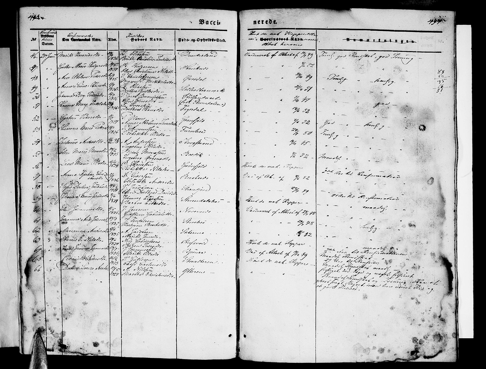 Ministerialprotokoller, klokkerbøker og fødselsregistre - Nordland, AV/SAT-A-1459/827/L0413: Parish register (copy) no. 827C02, 1842-1852, p. 493-494