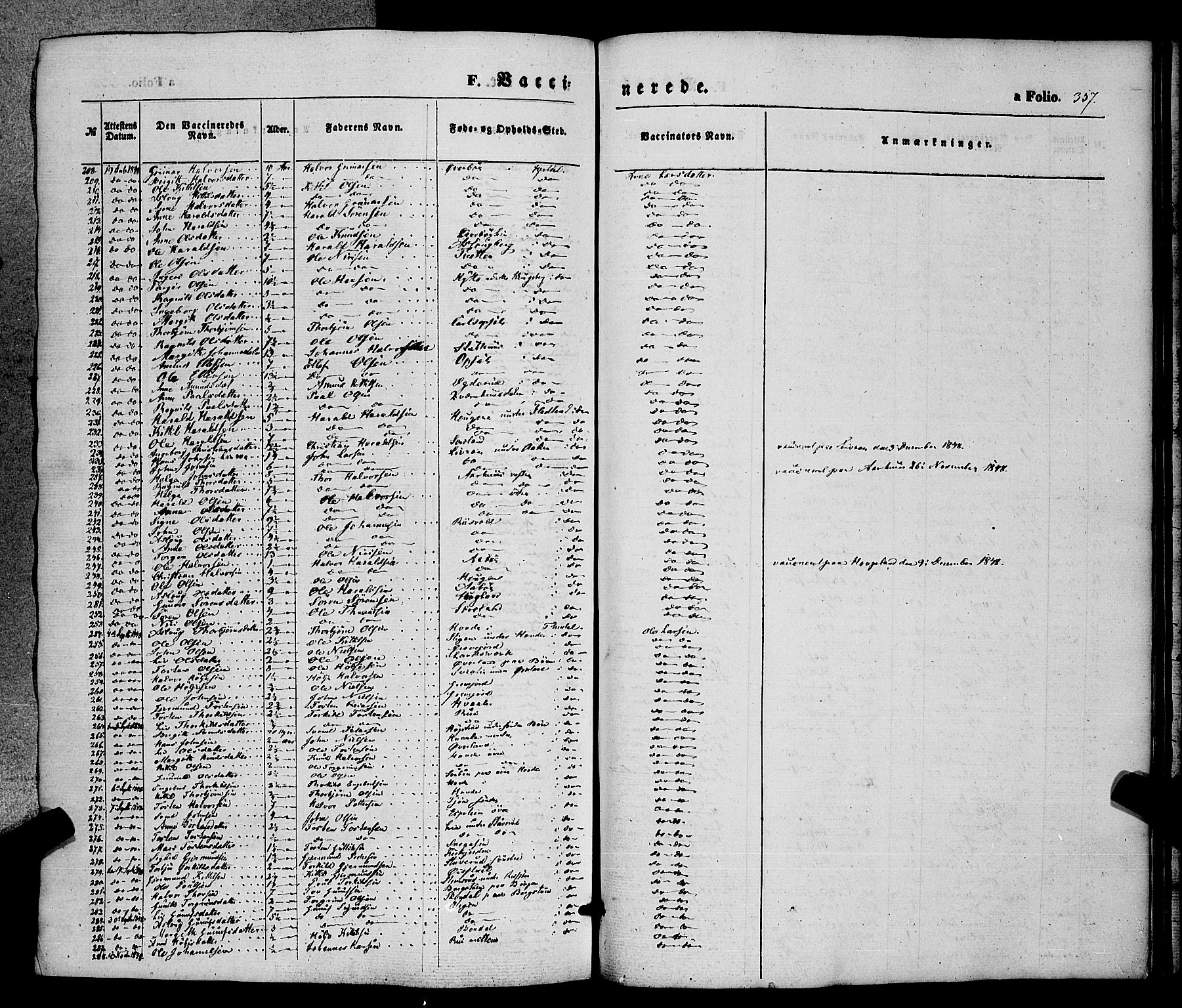 Hjartdal kirkebøker, SAKO/A-270/F/Fa/L0008: Parish register (official) no. I 8, 1844-1859, p. 357