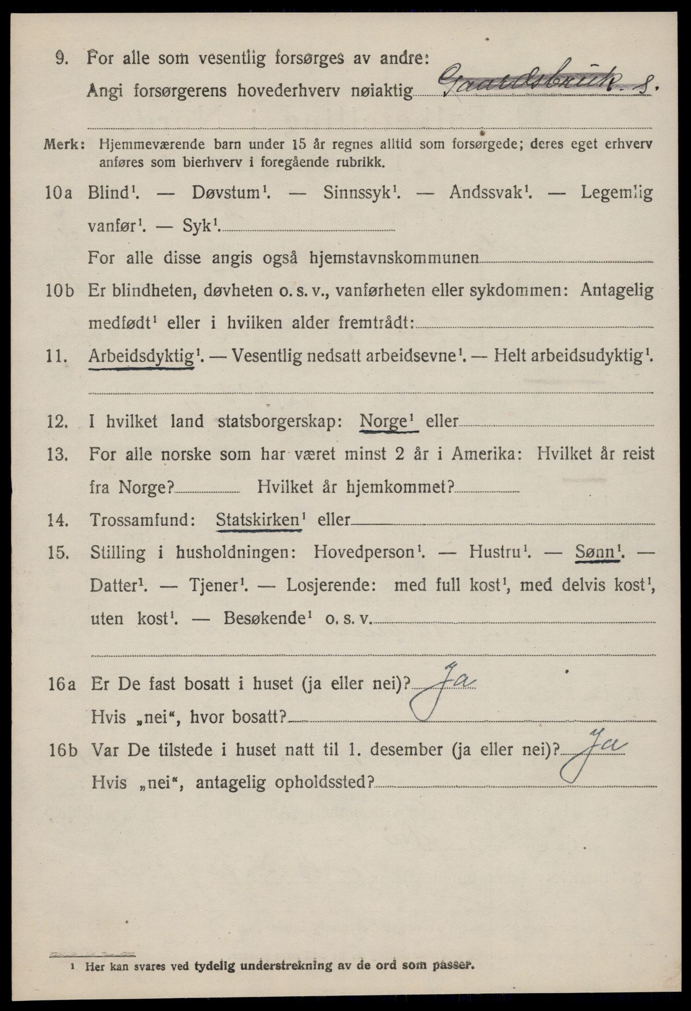 SAT, 1920 census for Eid (MR), 1920, p. 3277