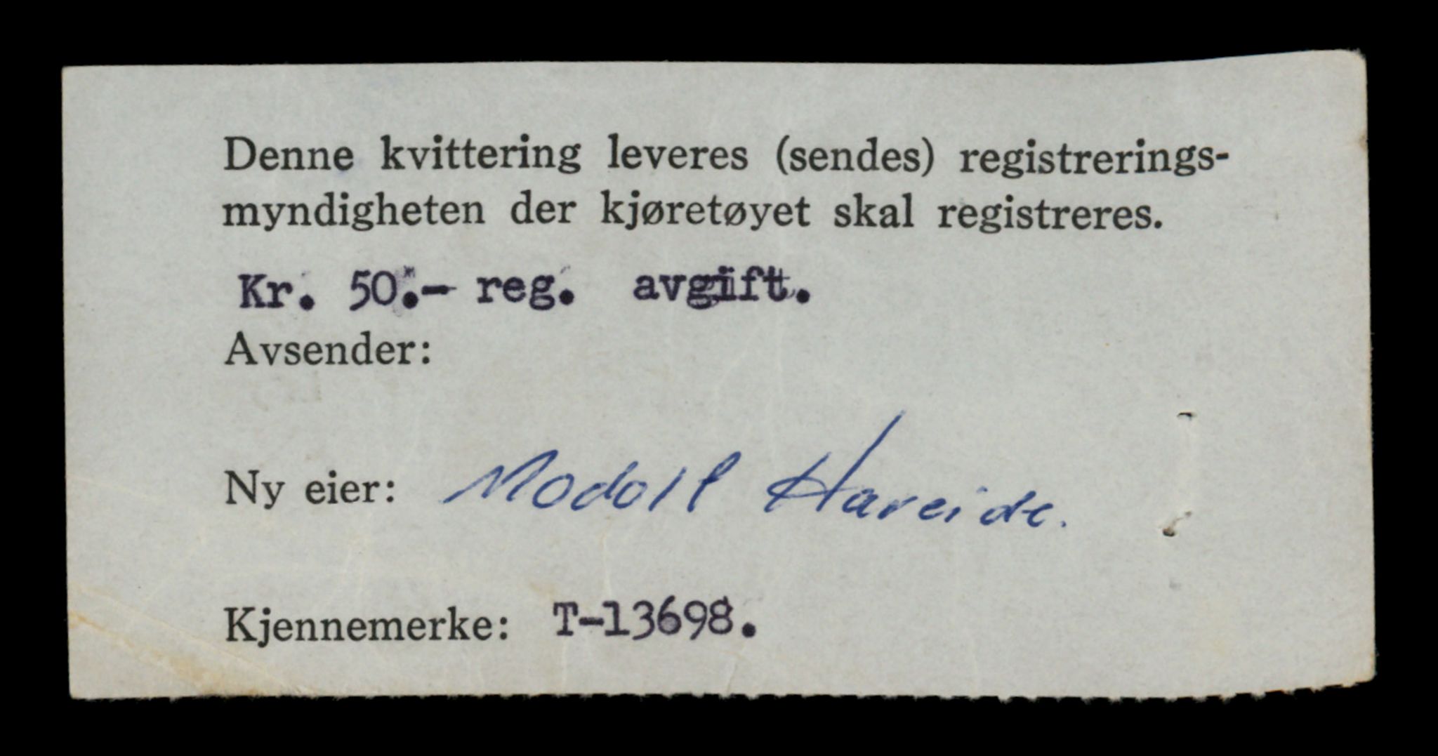 Møre og Romsdal vegkontor - Ålesund trafikkstasjon, AV/SAT-A-4099/F/Fe/L0040: Registreringskort for kjøretøy T 13531 - T 13709, 1927-1998, p. 2856