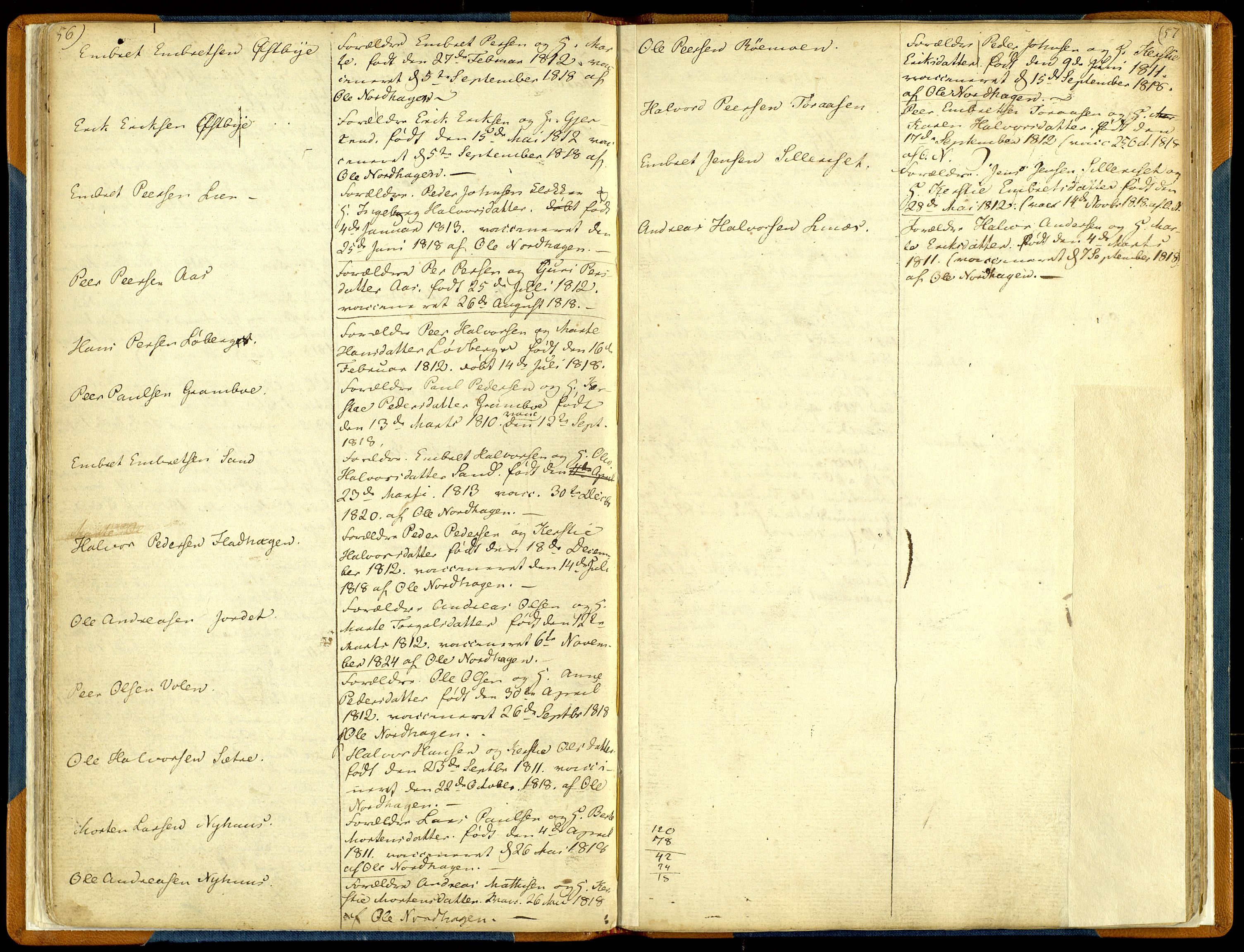 Trysil prestekontor, SAH/PREST-046/H/Ha/Haa/L0001: Parish register (official) no. 1, 1781-1800, p. 56-57