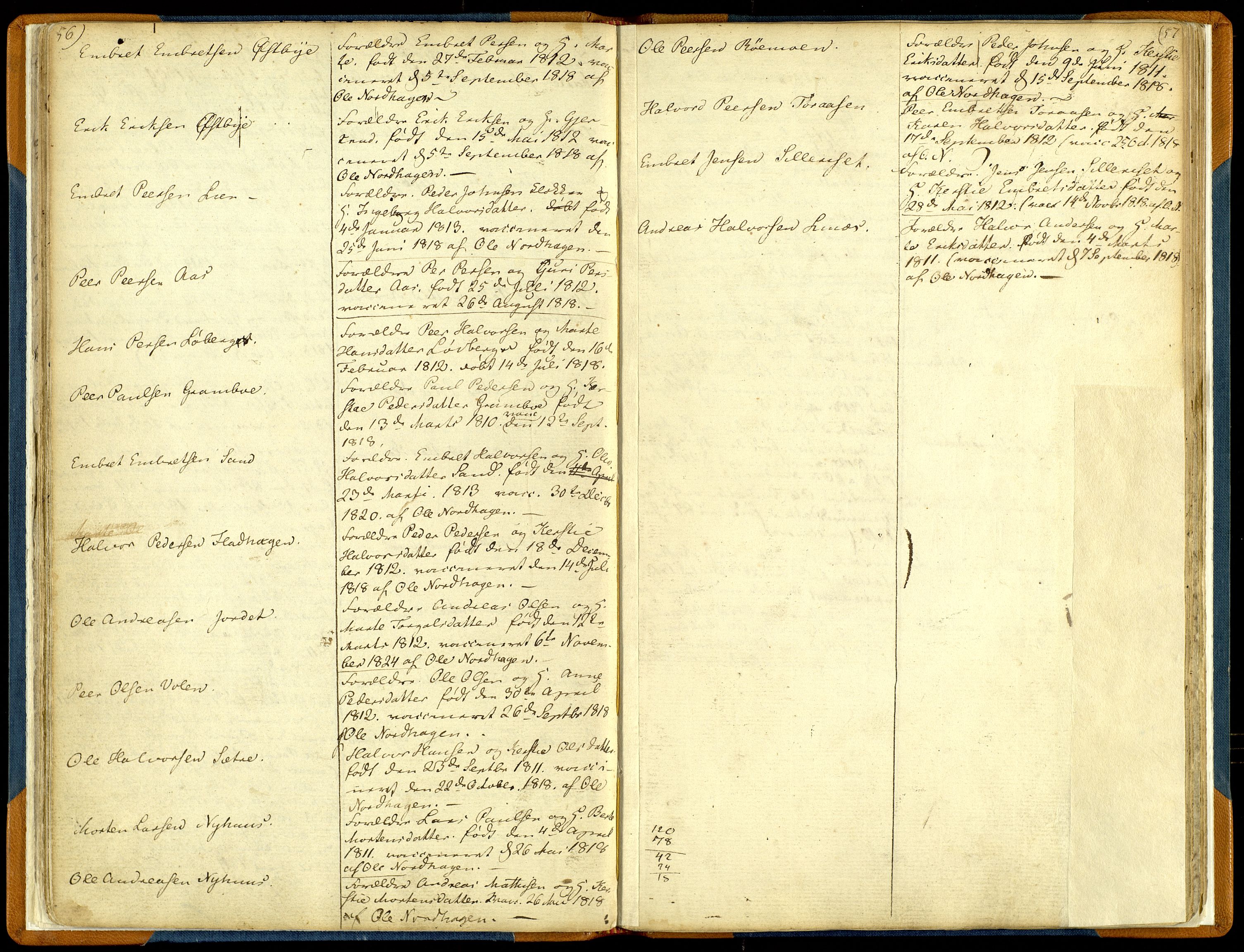 Trysil prestekontor, AV/SAH-PREST-046/H/Ha/Haa/L0001: Parish register (official) no. 1, 1781-1800, p. 56-57