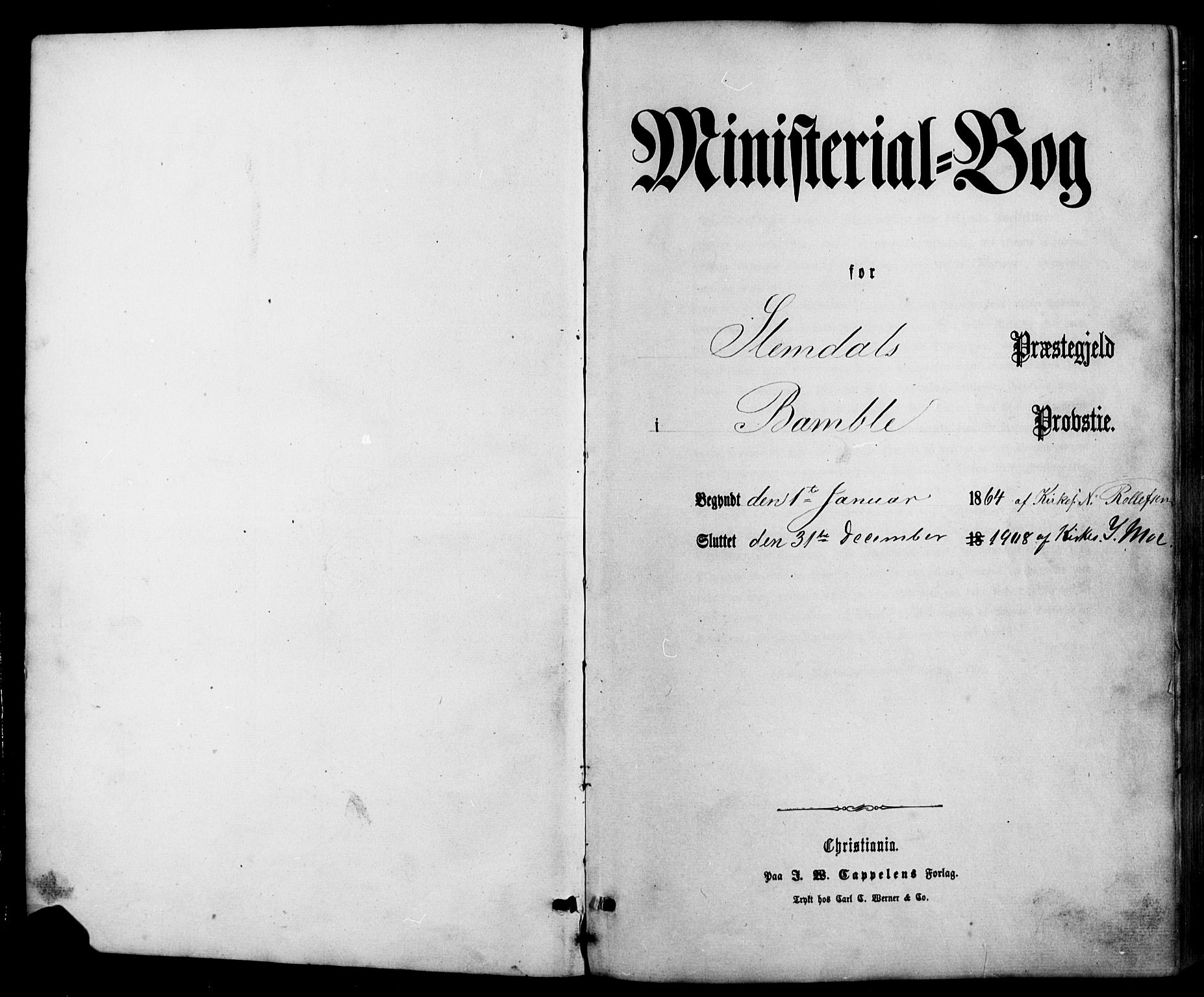 Siljan kirkebøker, SAKO/A-300/G/Ga/L0002: Parish register (copy) no. 2, 1864-1908