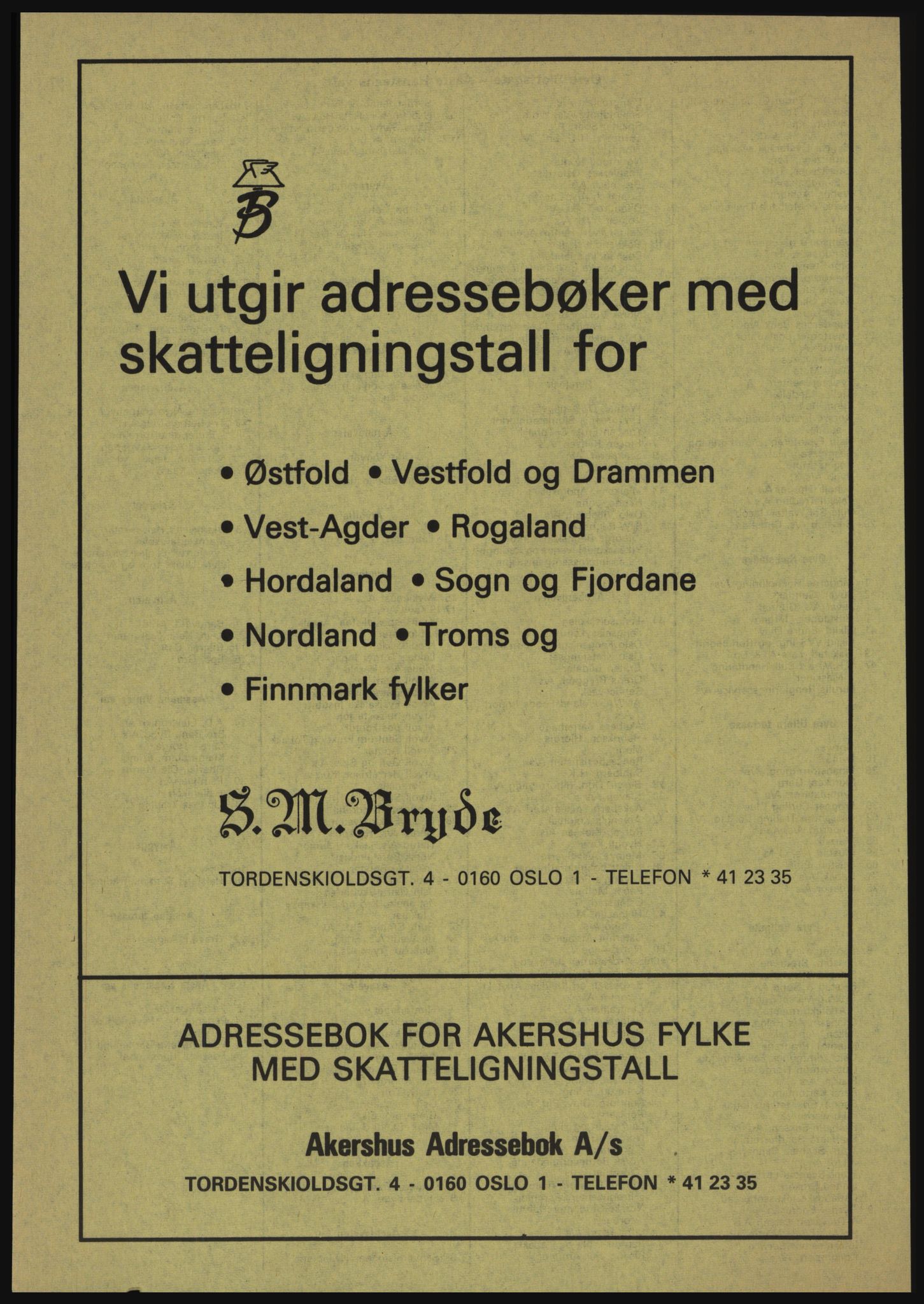 Kristiania/Oslo adressebok, PUBL/-, 1984-1985