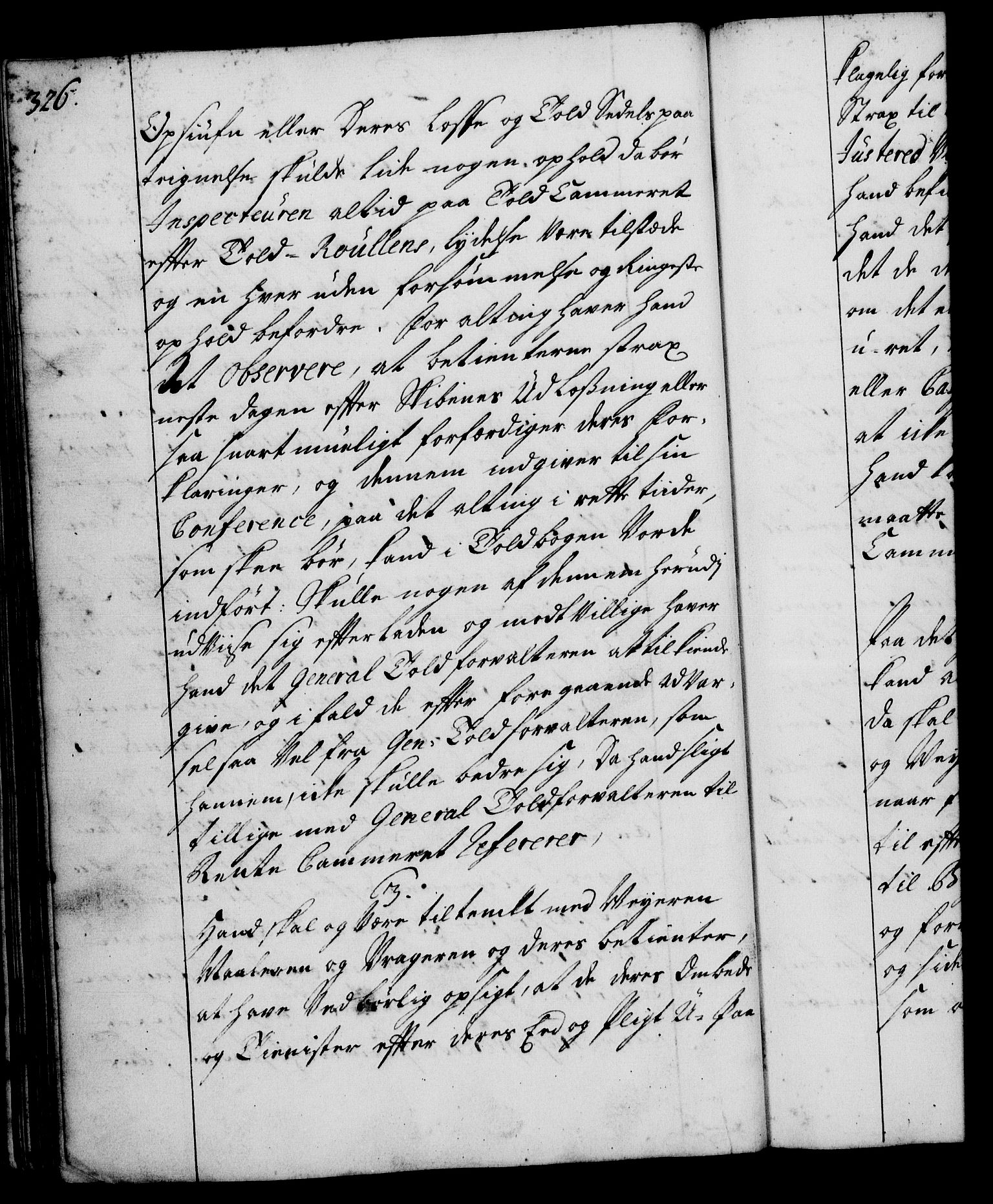 Rentekammeret, Kammerkanselliet, RA/EA-3111/G/Gg/Ggi/L0001: Norsk instruksjonsprotokoll med register (merket RK 53.34), 1720-1729, p. 326