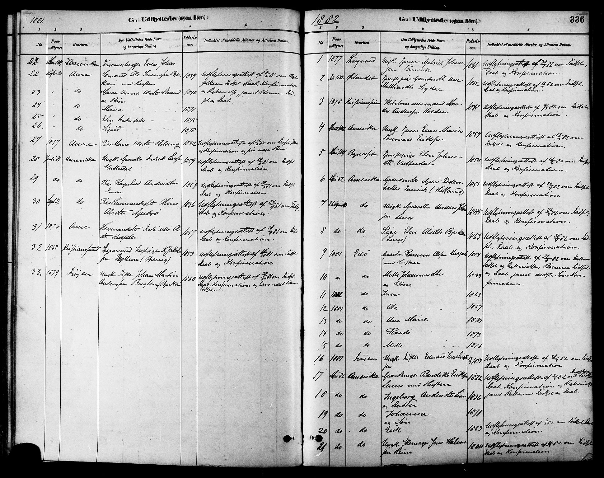 Ministerialprotokoller, klokkerbøker og fødselsregistre - Sør-Trøndelag, SAT/A-1456/630/L0496: Parish register (official) no. 630A09, 1879-1895, p. 336