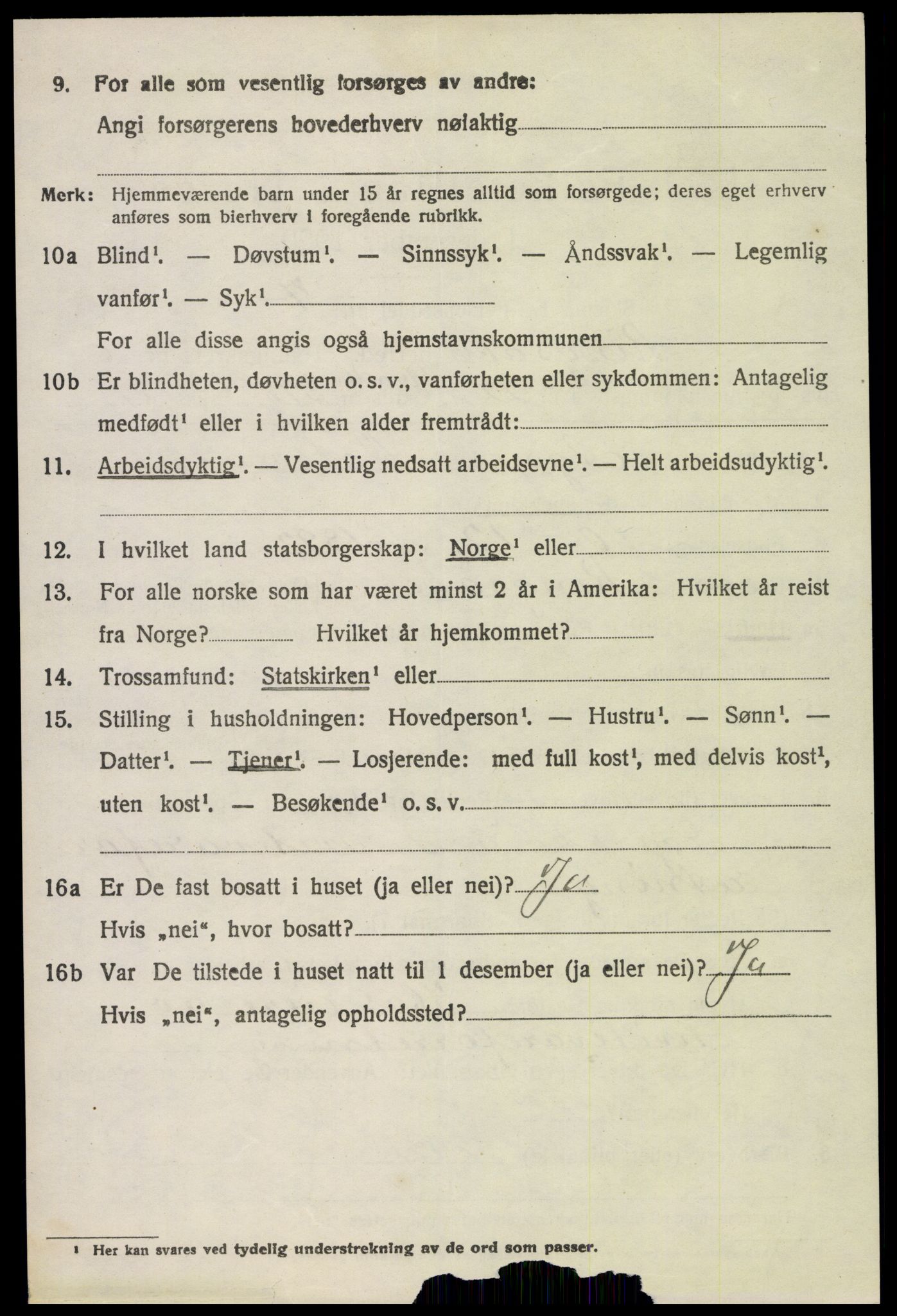 SAH, 1920 census for Ringsaker, 1920, p. 11519