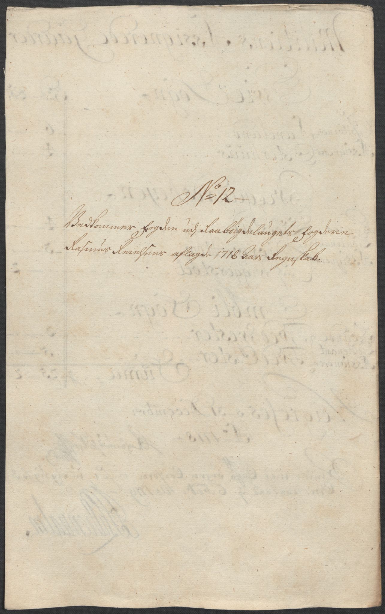 Rentekammeret inntil 1814, Reviderte regnskaper, Fogderegnskap, AV/RA-EA-4092/R40/L2453: Fogderegnskap Råbyggelag, 1718-1719, p. 110