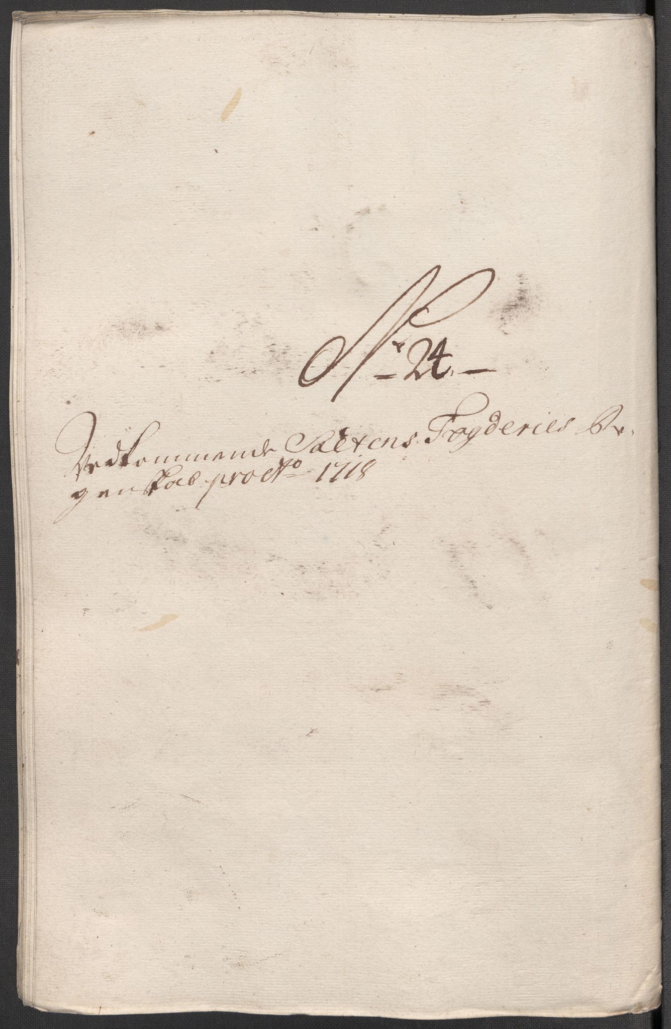 Rentekammeret inntil 1814, Reviderte regnskaper, Fogderegnskap, AV/RA-EA-4092/R66/L4588: Fogderegnskap Salten, 1718, p. 228