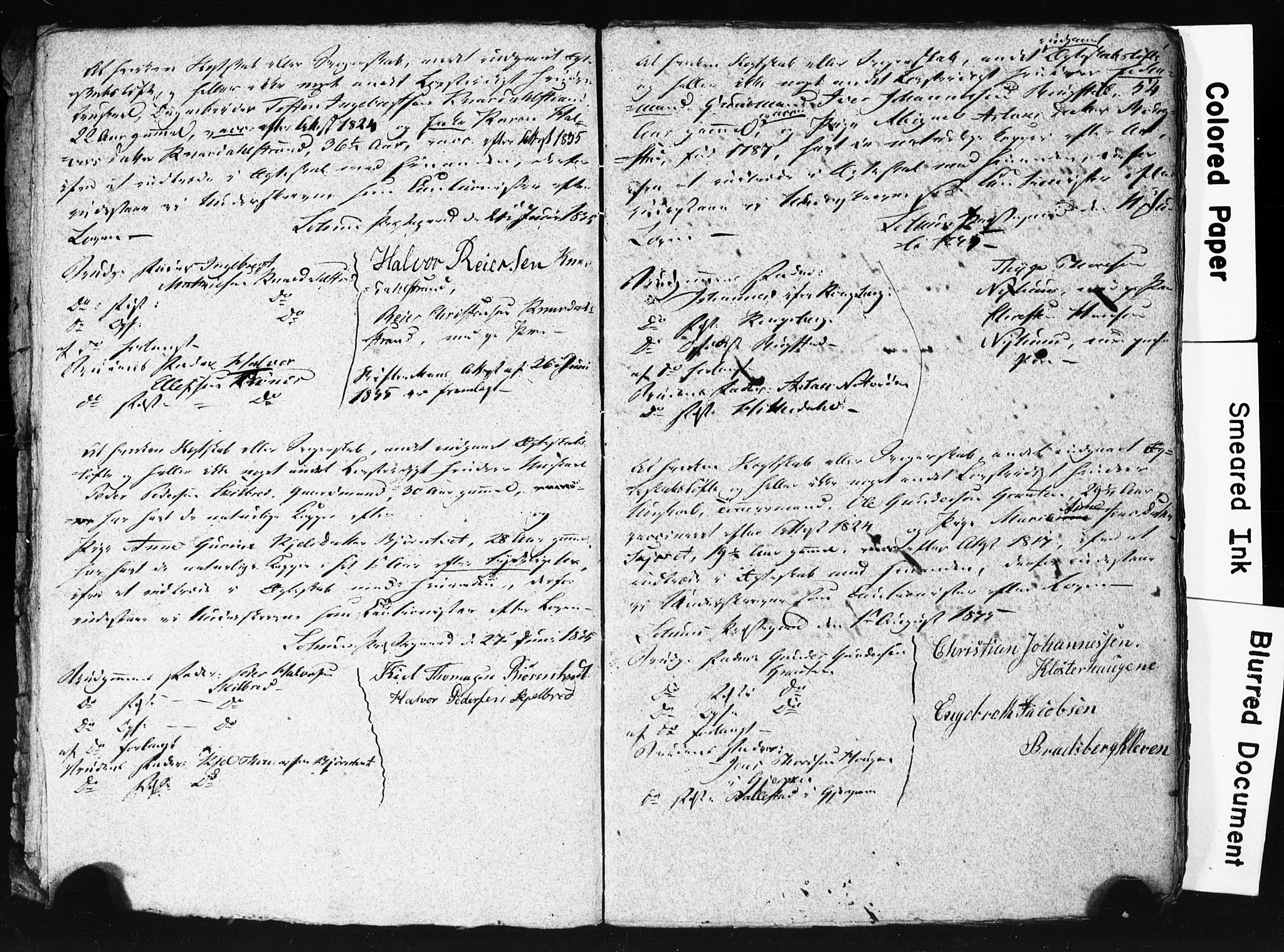 Solum kirkebøker, AV/SAKO-A-306/H/Hc/L0001: Best man's statements no. 1, 1834-1843