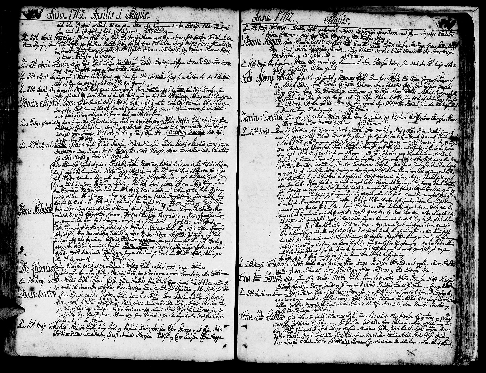 Ministerialprotokoller, klokkerbøker og fødselsregistre - Møre og Romsdal, AV/SAT-A-1454/547/L0599: Parish register (official) no. 547A01, 1721-1764, p. 488-489