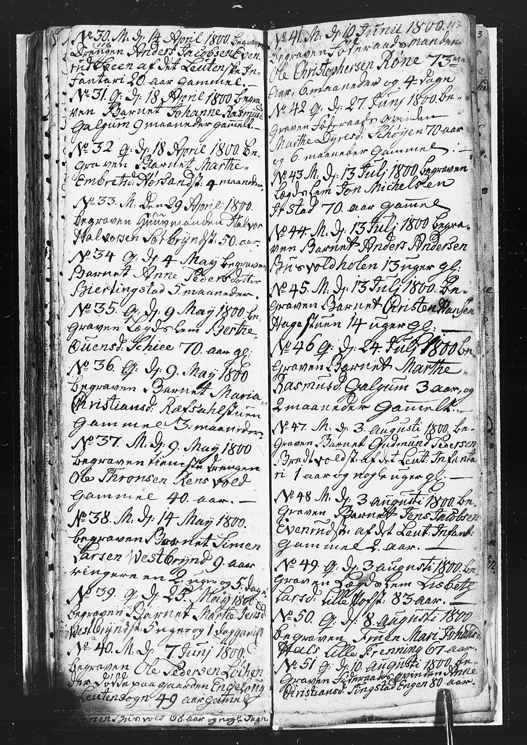 Romedal prestekontor, SAH/PREST-004/L/L0002: Parish register (copy) no. 2, 1795-1800, p. 116-117
