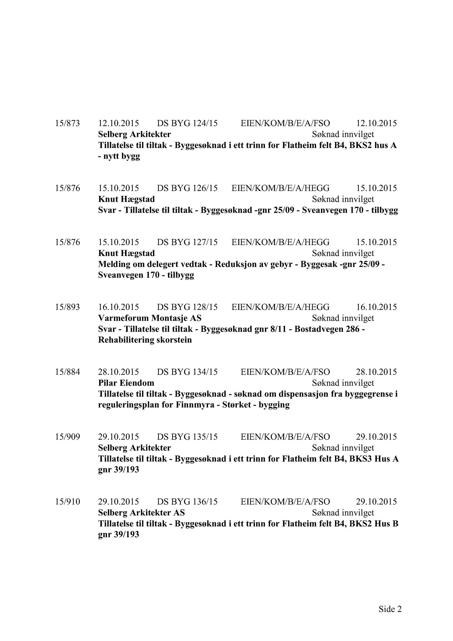 Klæbu Kommune, TRKO/KK/01-KS/L008: Kommunestyret - Møtedokumenter, 2015, p. 1900