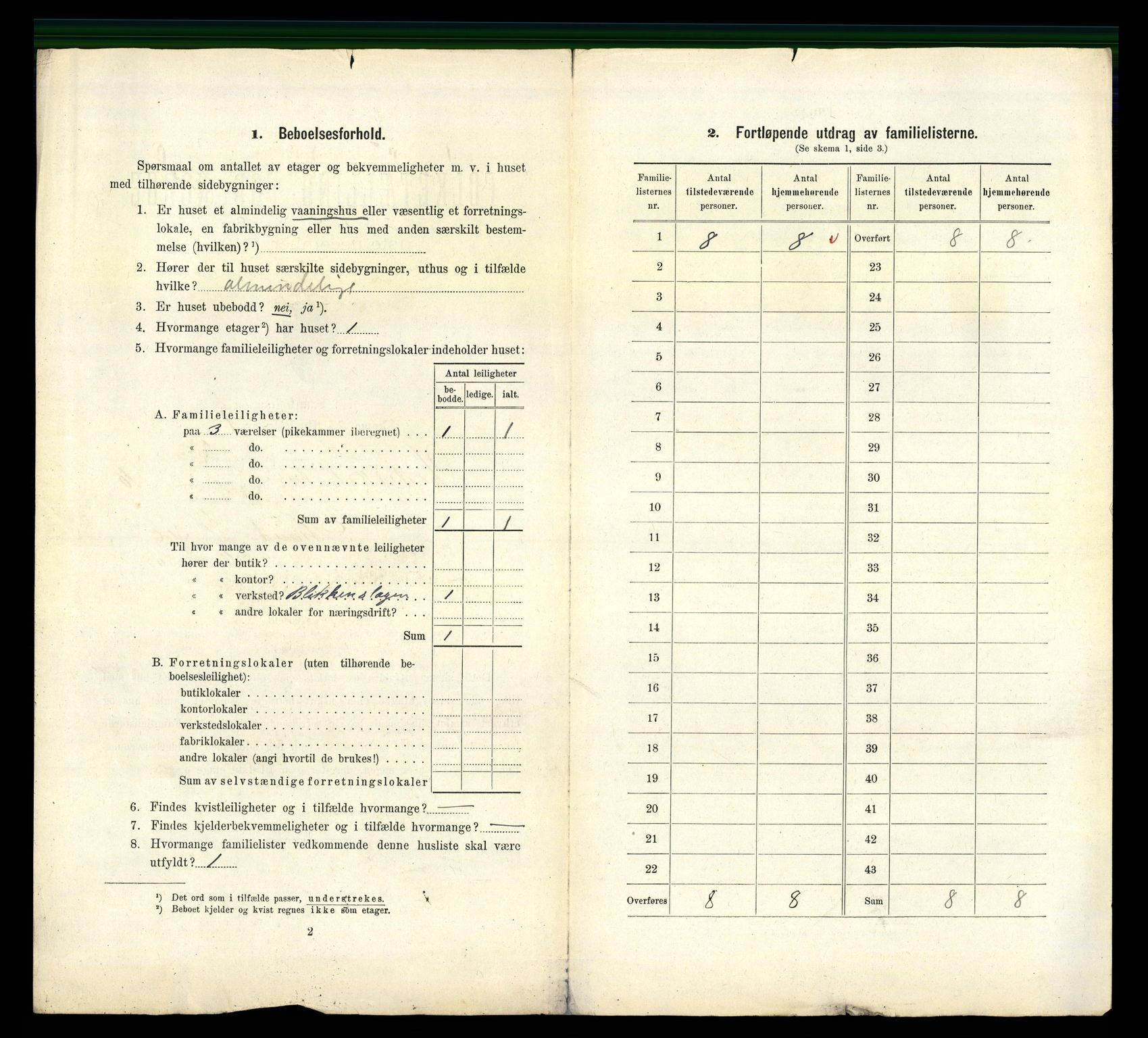 RA, 1910 census for Fredrikshald, 1910, p. 3177