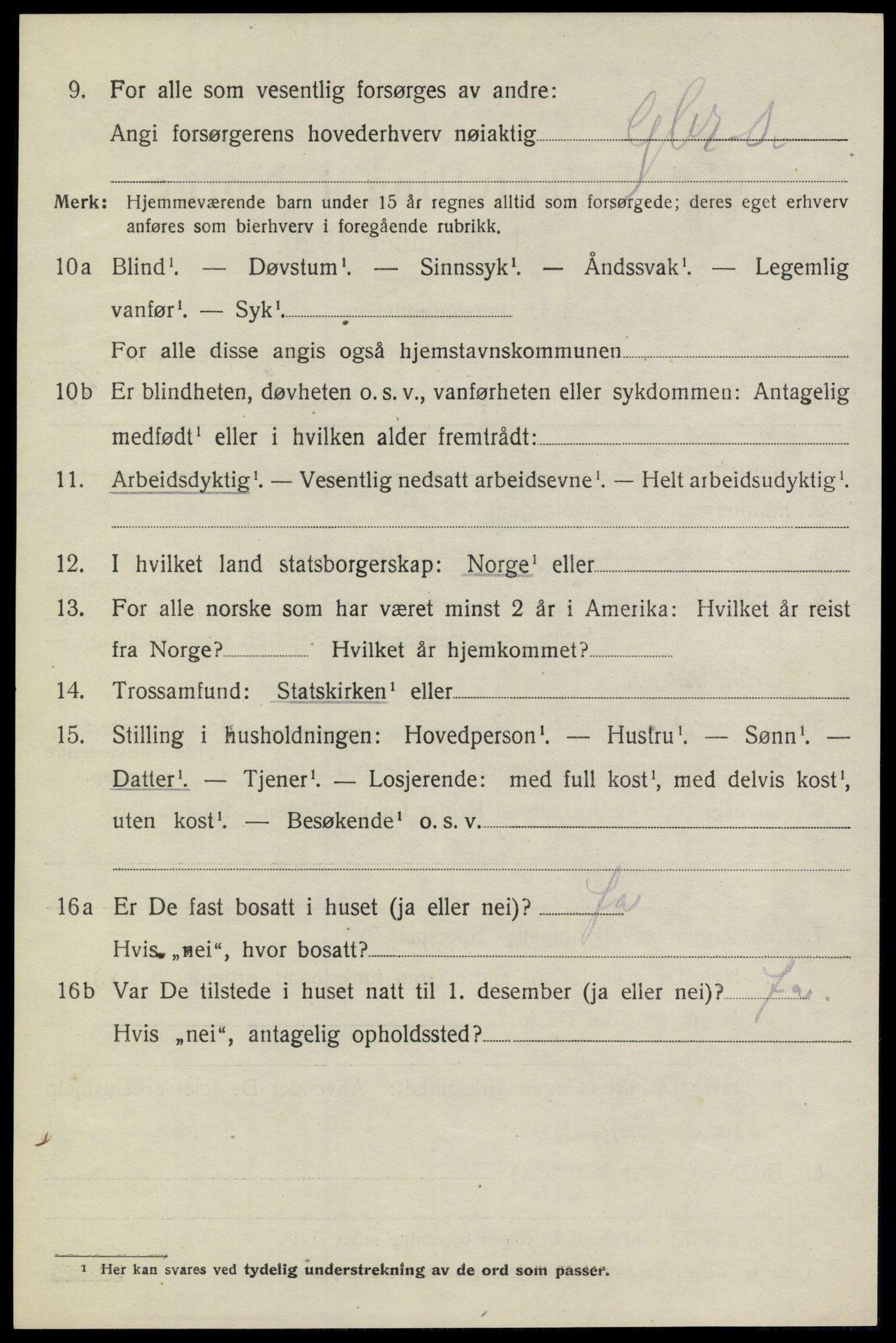 SAKO, 1920 census for Heddal, 1920, p. 6243