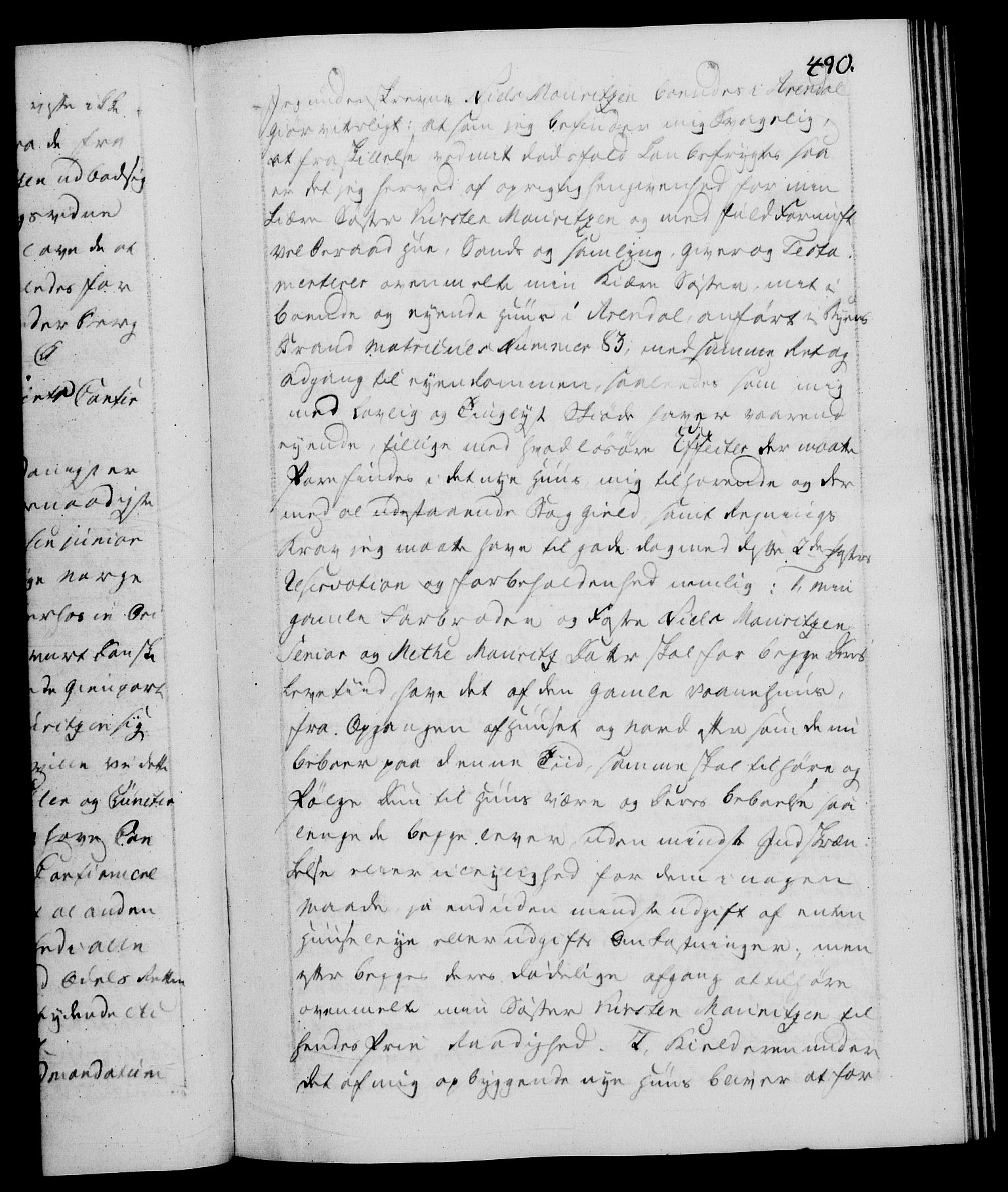 Danske Kanselli 1572-1799, RA/EA-3023/F/Fc/Fca/Fcaa/L0054: Norske registre, 1792-1793, p. 490a