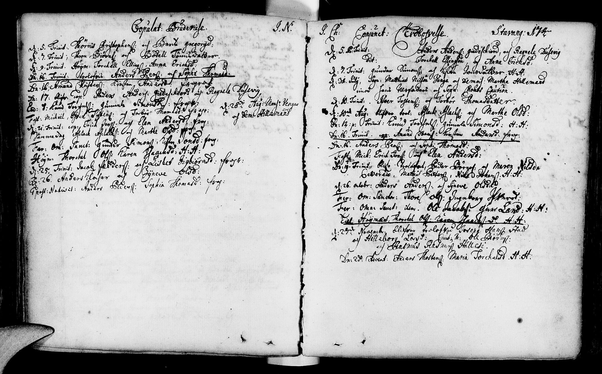 Domkirken sokneprestkontor, AV/SAST-A-101812/001/30/30BA/L0001: Parish register (official) no. A 1 /1, 1688-1727