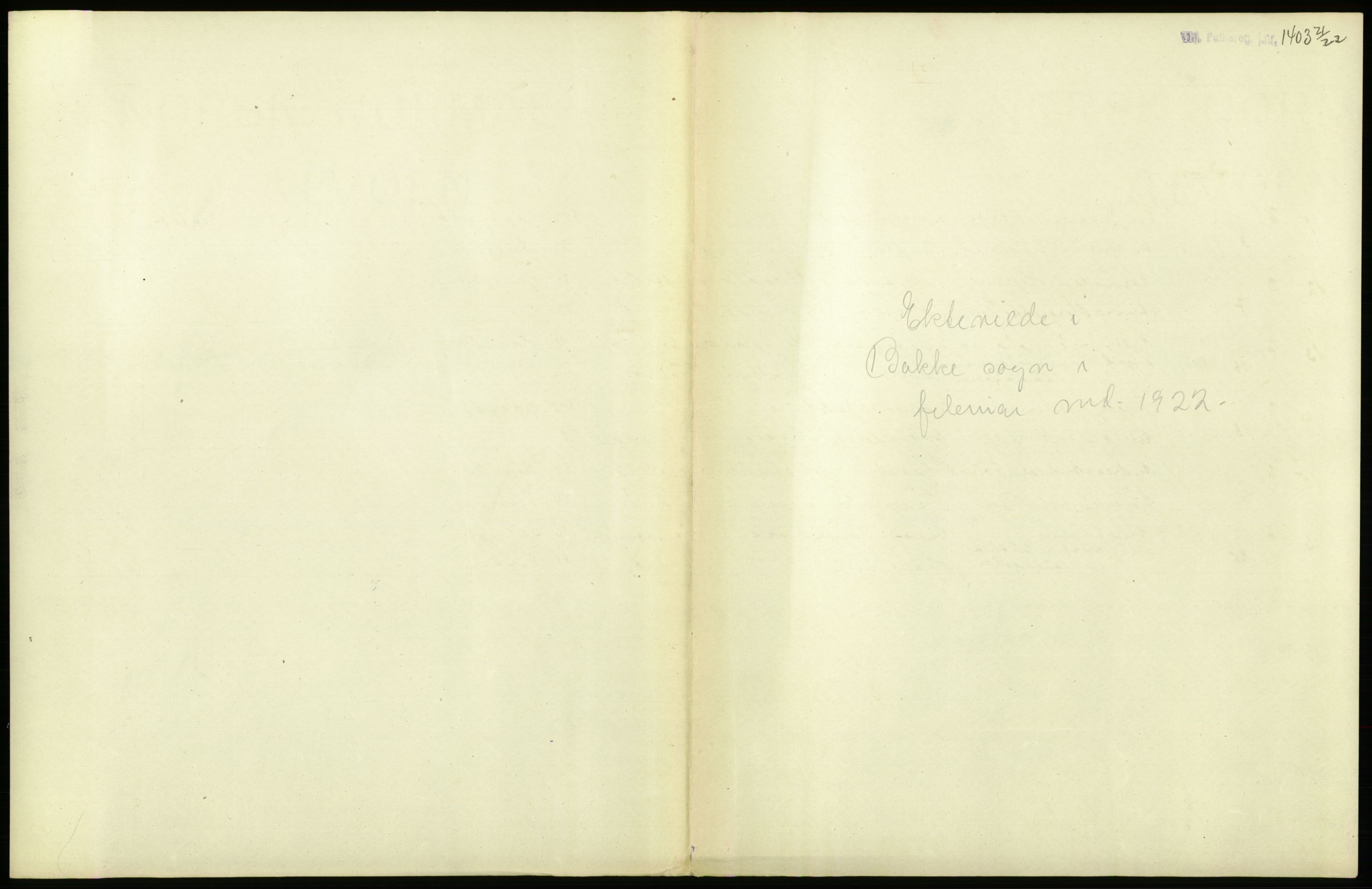 Statistisk sentralbyrå, Sosiodemografiske emner, Befolkning, AV/RA-S-2228/D/Df/Dfc/Dfcb/L0040: Trondheim: Gifte, døde, dødfødte., 1922, p. 83