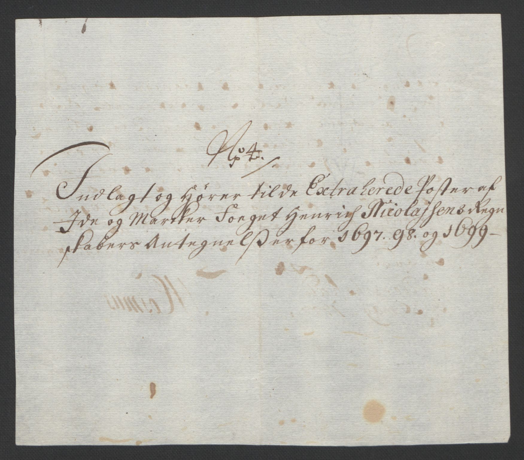 Rentekammeret inntil 1814, Reviderte regnskaper, Fogderegnskap, AV/RA-EA-4092/R01/L0014: Fogderegnskap Idd og Marker, 1699, p. 220