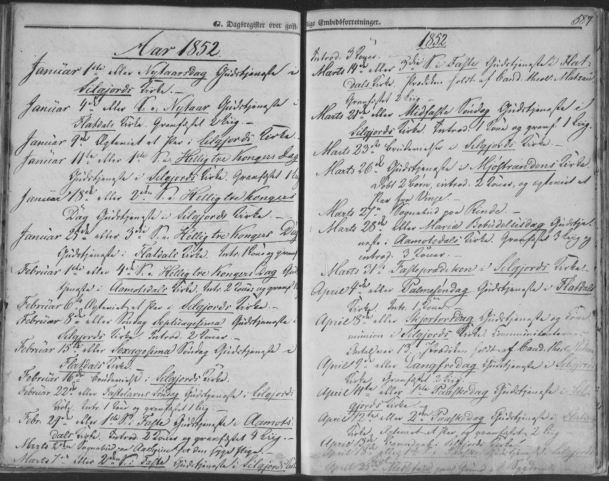 Seljord kirkebøker, AV/SAKO-A-20/F/Fa/L012b: Parish register (official) no. I 12B, 1850-1865, p. 587