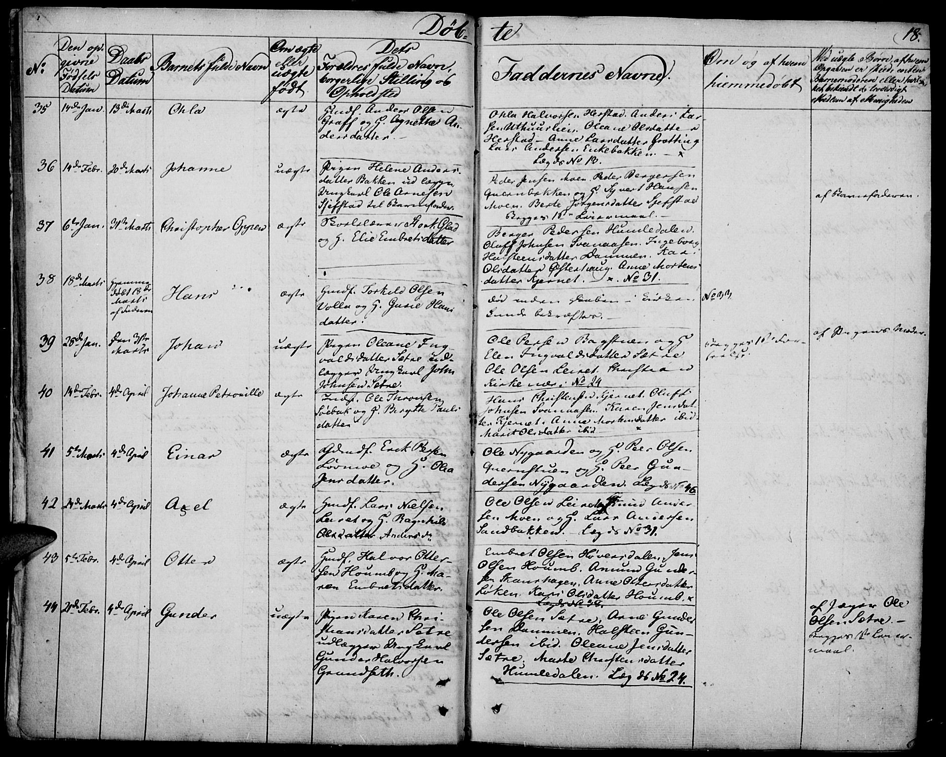 Elverum prestekontor, AV/SAH-PREST-044/H/Ha/Haa/L0008: Parish register (official) no. 8, 1830-1842, p. 18