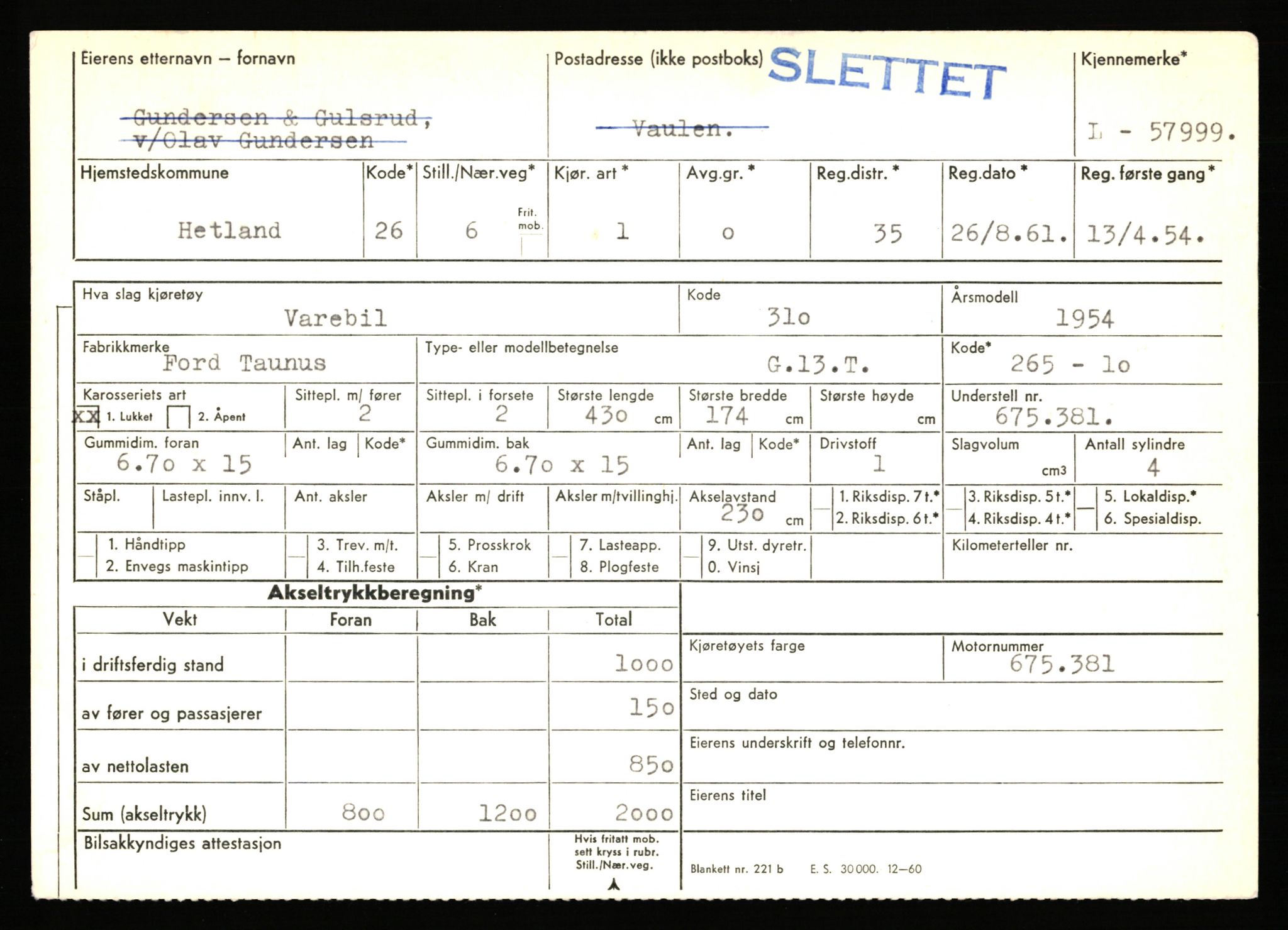 Stavanger trafikkstasjon, AV/SAST-A-101942/0/F/L0057: L-57200 - L-57999, 1930-1971, p. 2357