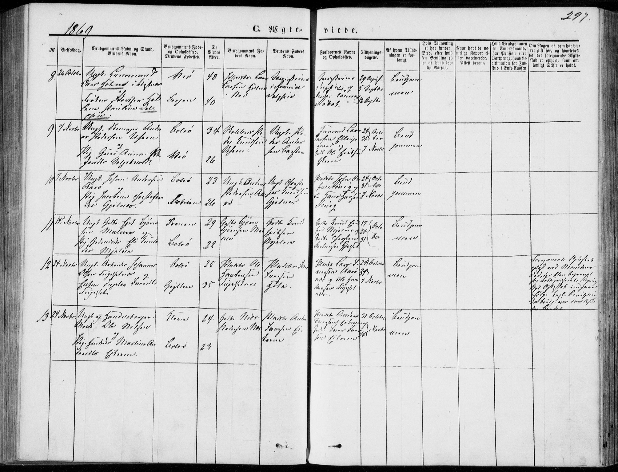 Ministerialprotokoller, klokkerbøker og fødselsregistre - Møre og Romsdal, AV/SAT-A-1454/555/L0655: Parish register (official) no. 555A05, 1869-1886, p. 297