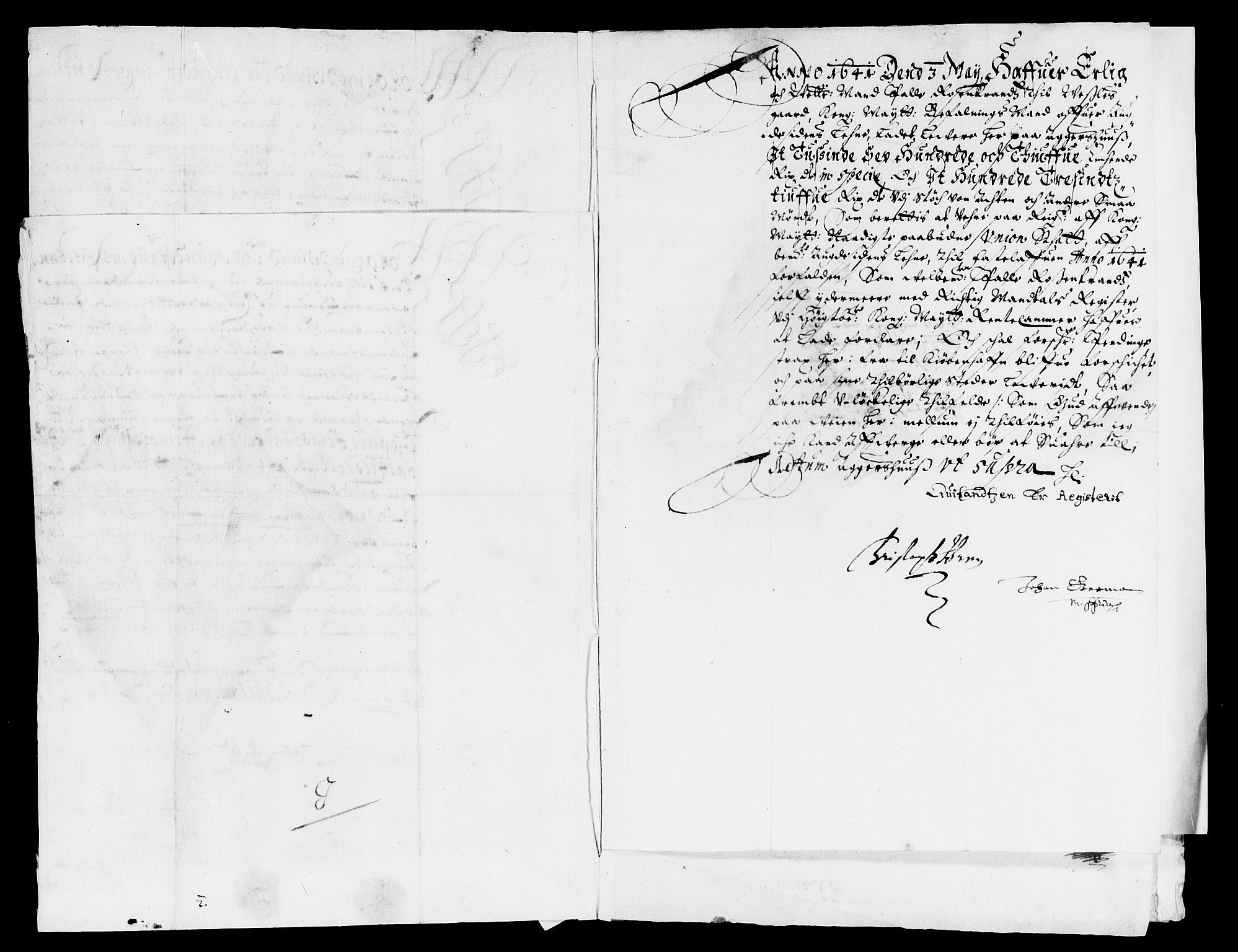 Rentekammeret inntil 1814, Reviderte regnskaper, Lensregnskaper, RA/EA-5023/R/Rb/Rbr/L0014: Lista len, 1641-1644