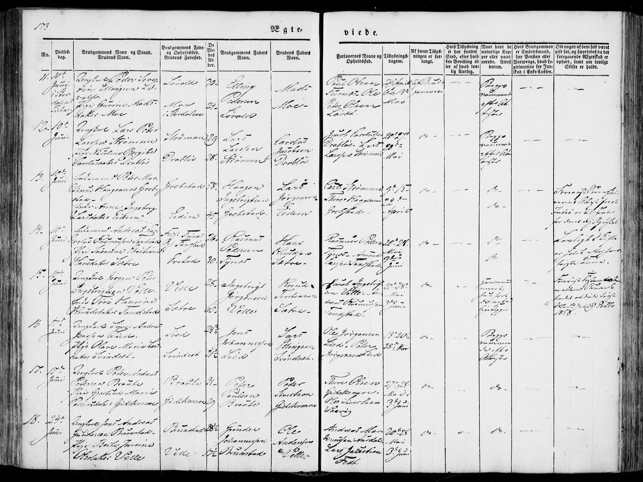 Ministerialprotokoller, klokkerbøker og fødselsregistre - Møre og Romsdal, AV/SAT-A-1454/522/L0313: Parish register (official) no. 522A08, 1852-1862, p. 173