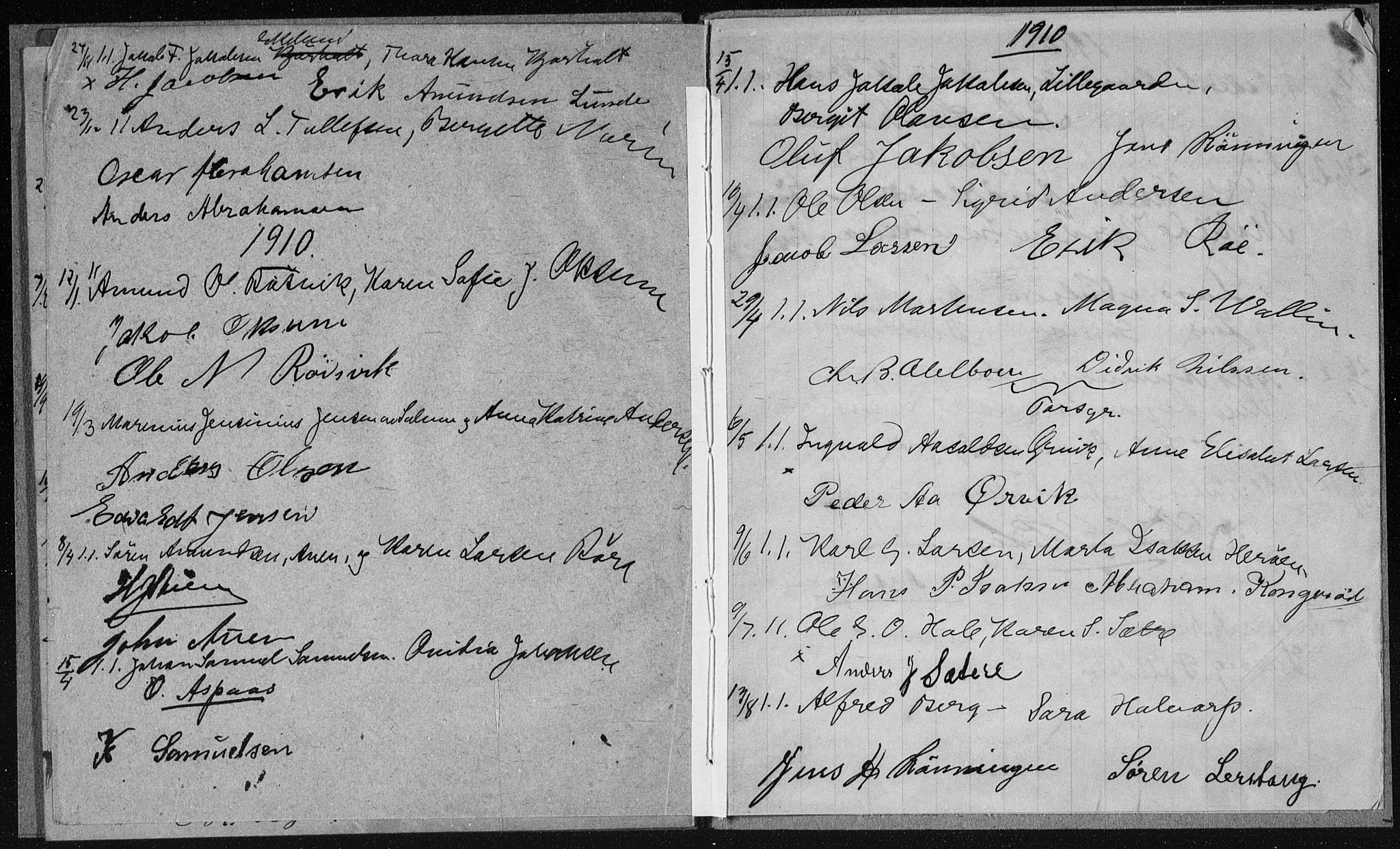 Eidanger kirkebøker, SAKO/A-261/H/Ha/L0002: Banns register no. 2, 1904-1912