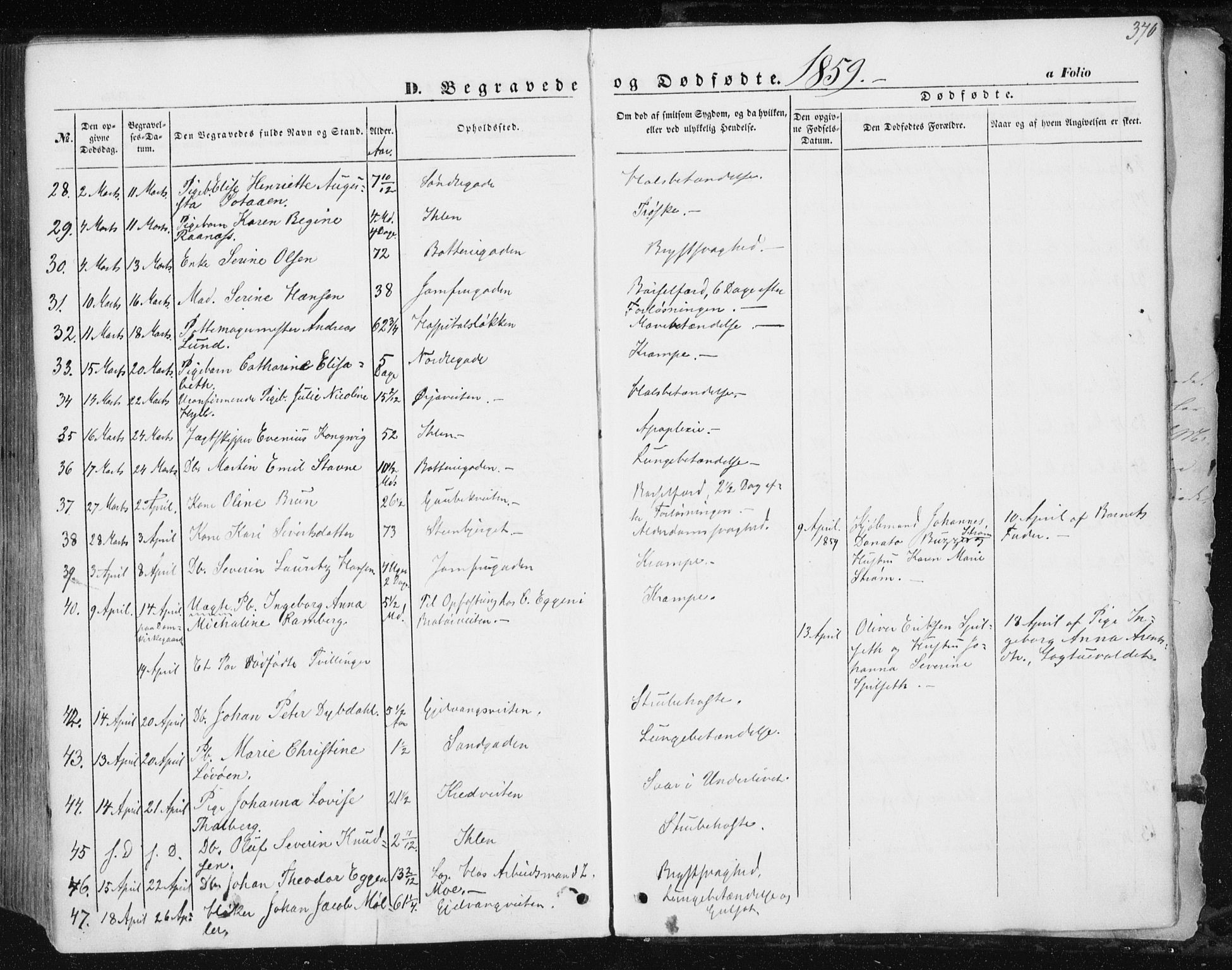 Ministerialprotokoller, klokkerbøker og fødselsregistre - Sør-Trøndelag, AV/SAT-A-1456/602/L0112: Parish register (official) no. 602A10, 1848-1859, p. 370