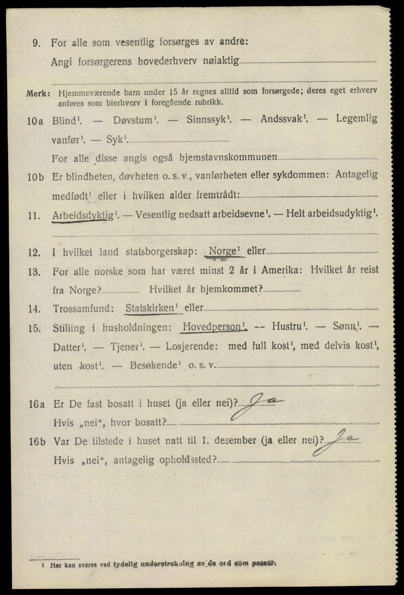 SAO, 1920 census for Ullensaker, 1920, p. 12860