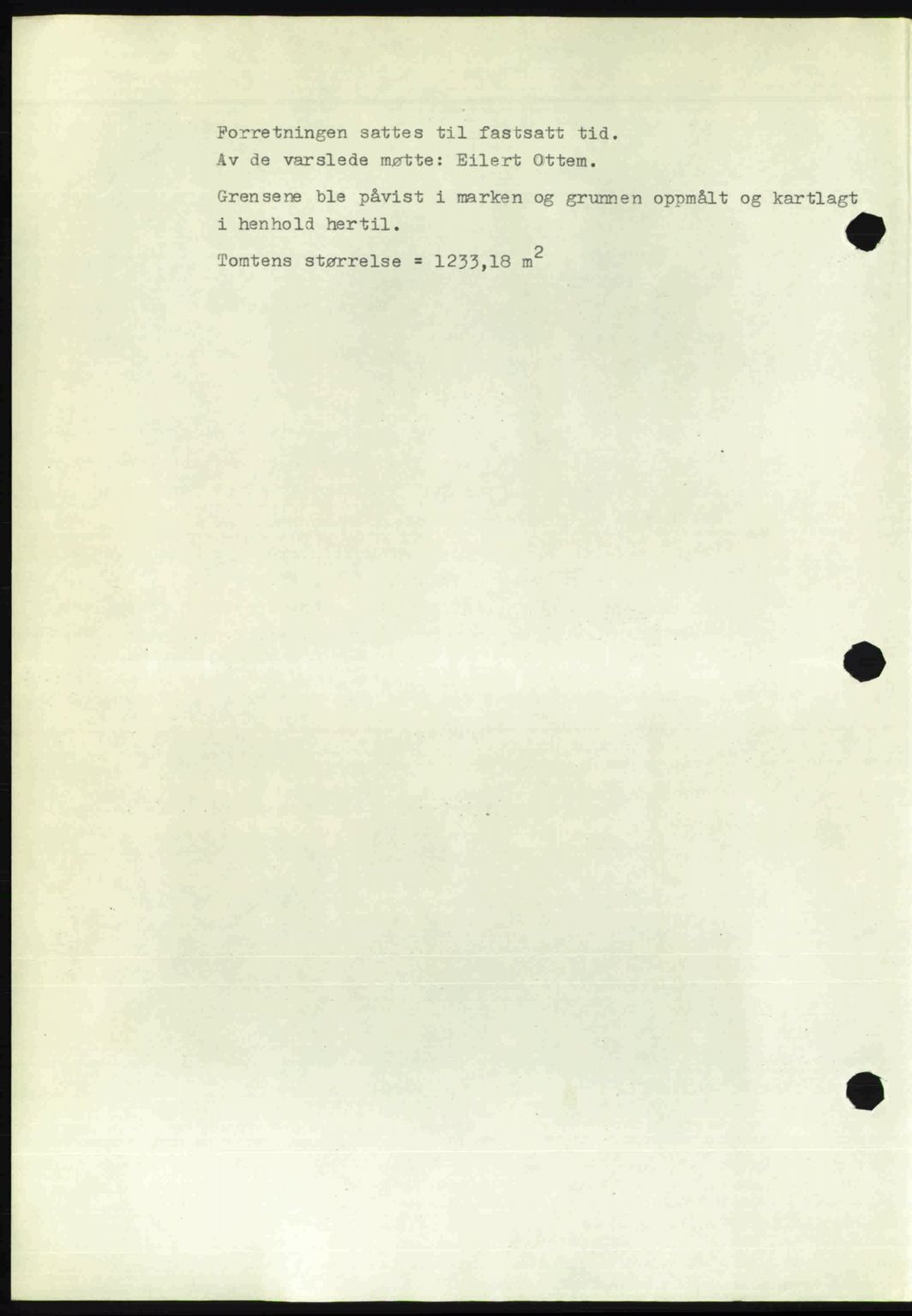 Nordmøre sorenskriveri, AV/SAT-A-4132/1/2/2Ca: Mortgage book no. A105, 1947-1947, Diary no: : 1730/1947