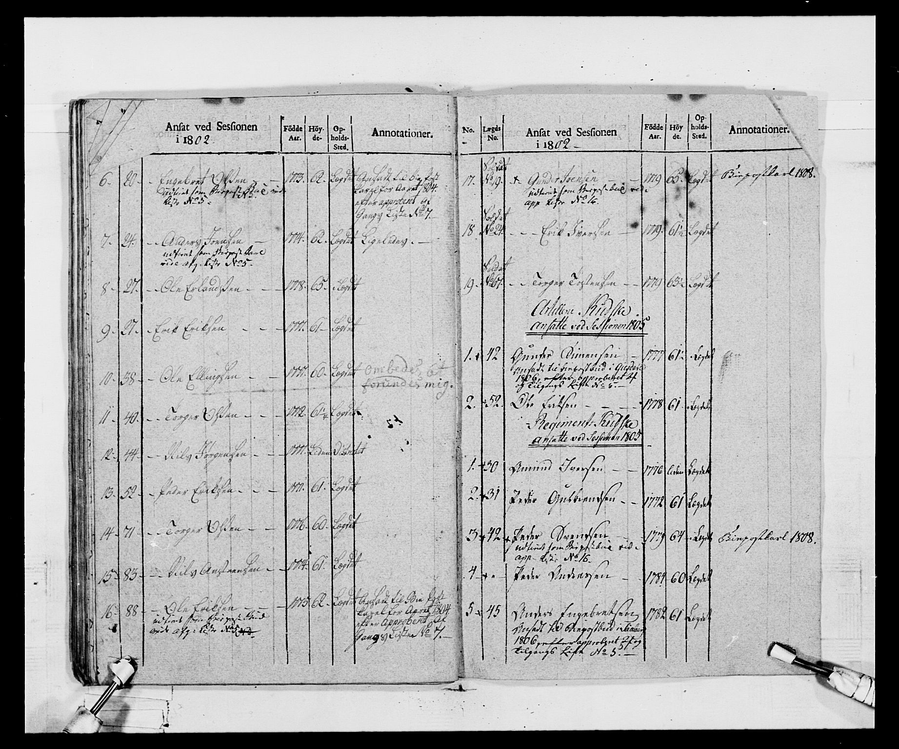 Generalitets- og kommissariatskollegiet, Det kongelige norske kommissariatskollegium, AV/RA-EA-5420/E/Eh/L0068: Opplandske nasjonale infanteriregiment, 1802-1805, p. 539