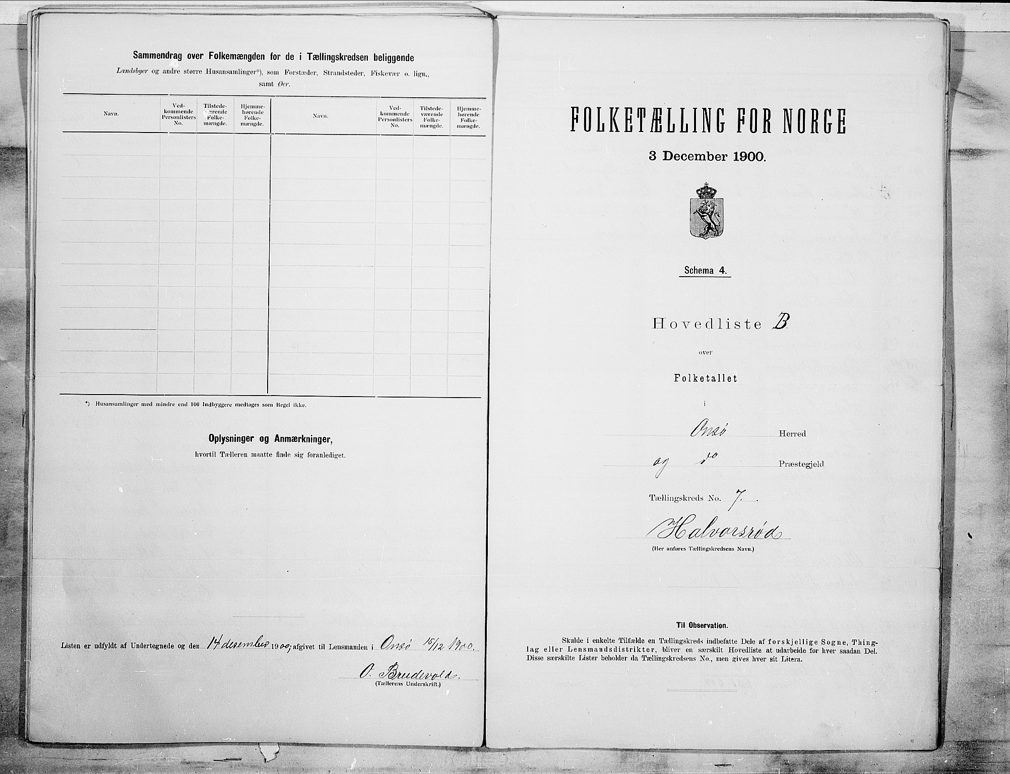 SAO, 1900 census for Onsøy, 1900, p. 24