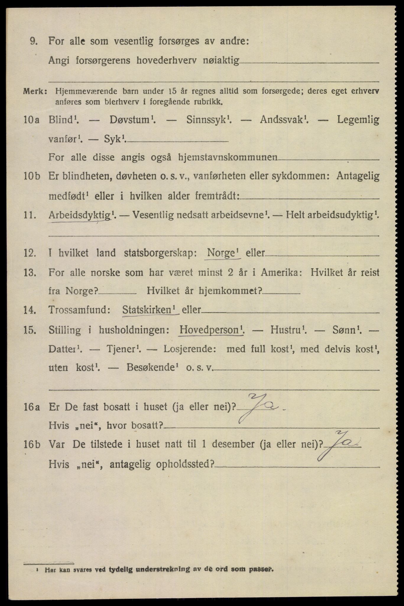 SAKO, 1920 census for Eidanger, 1920, p. 5113