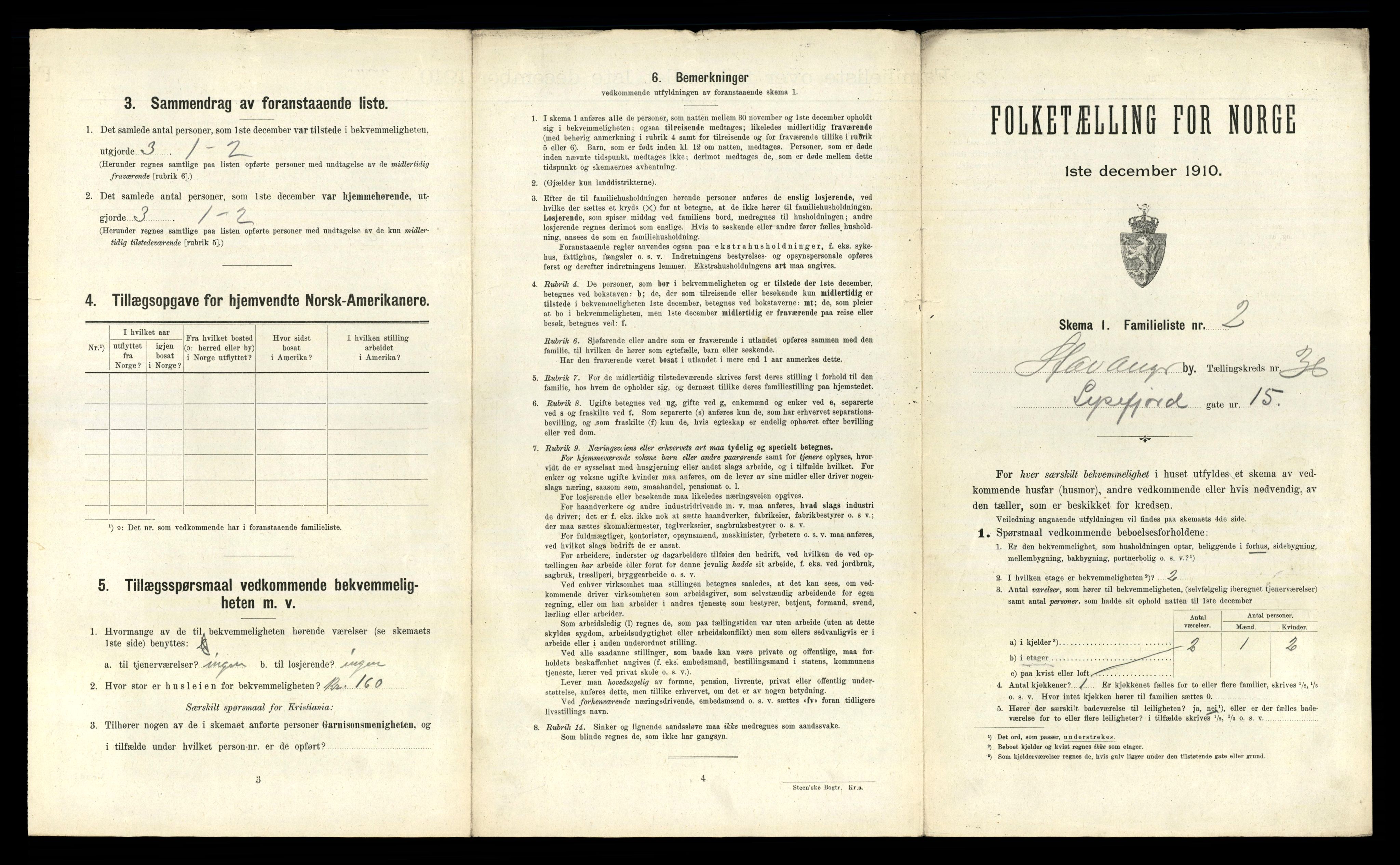 RA, 1910 census for Stavanger, 1910, p. 23880